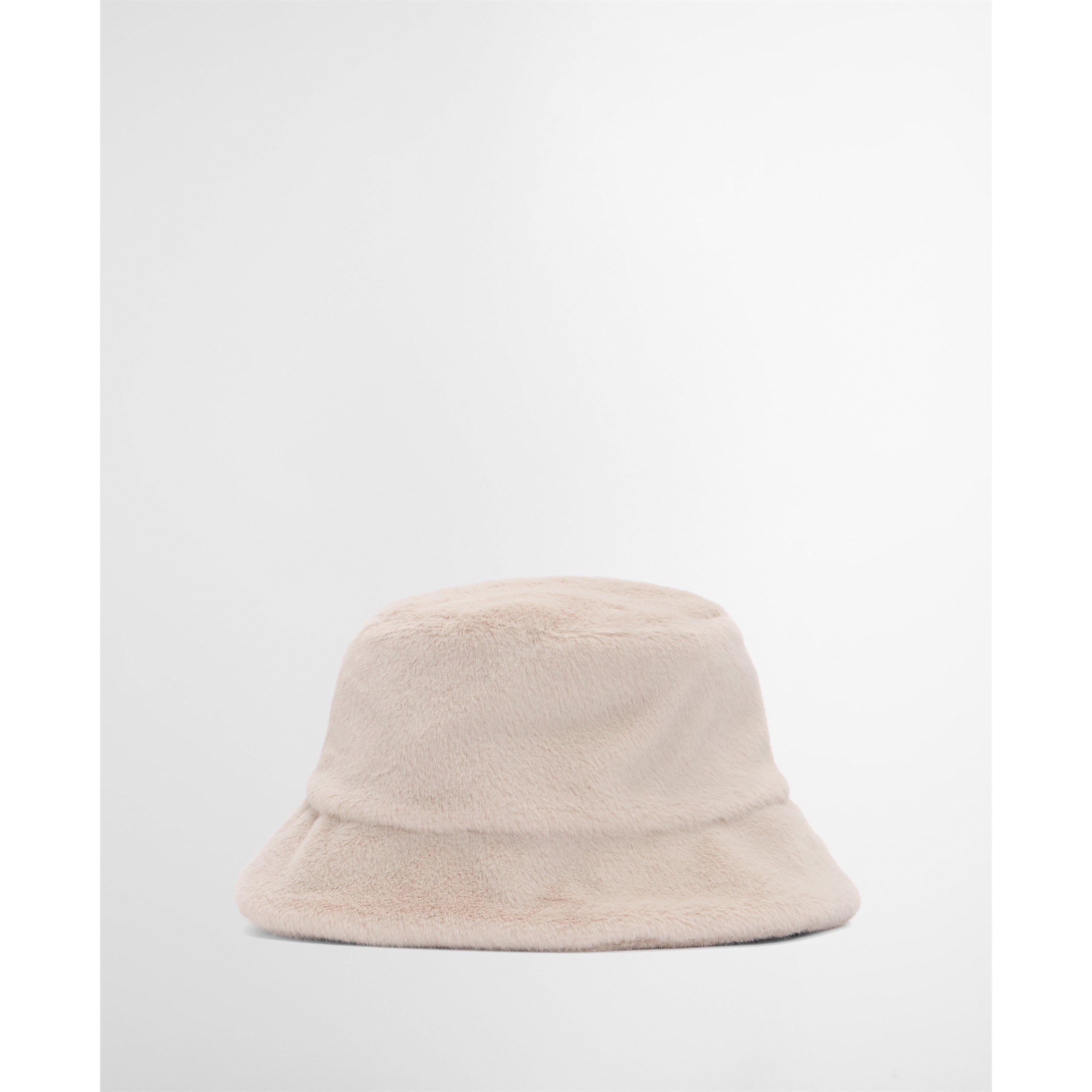 Nutmeg - Barbour International - Women's Cyrus Faux Fur Bucket Hat - 2