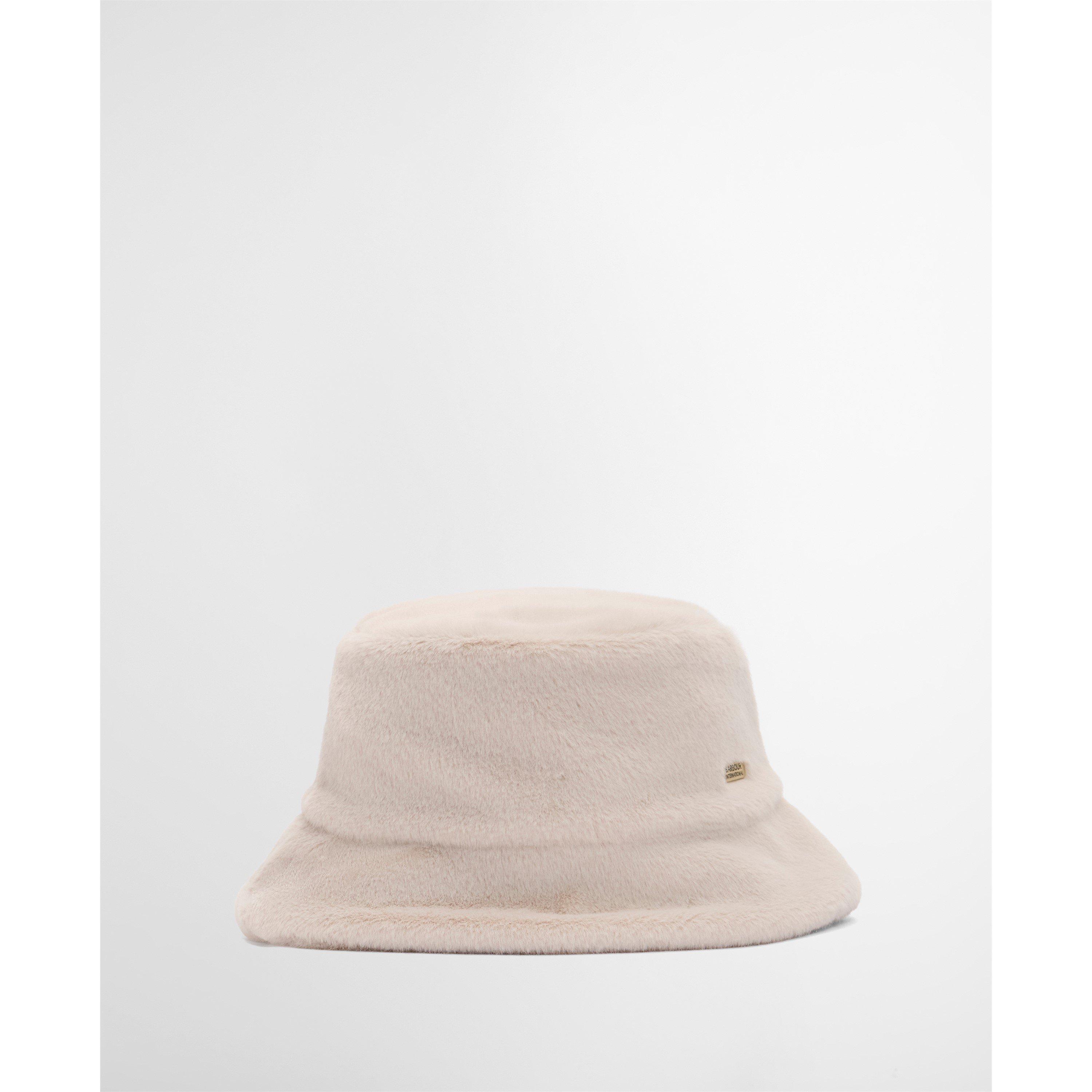 Nutmeg - Barbour International - Women's Cyrus Faux Fur Bucket Hat - 5