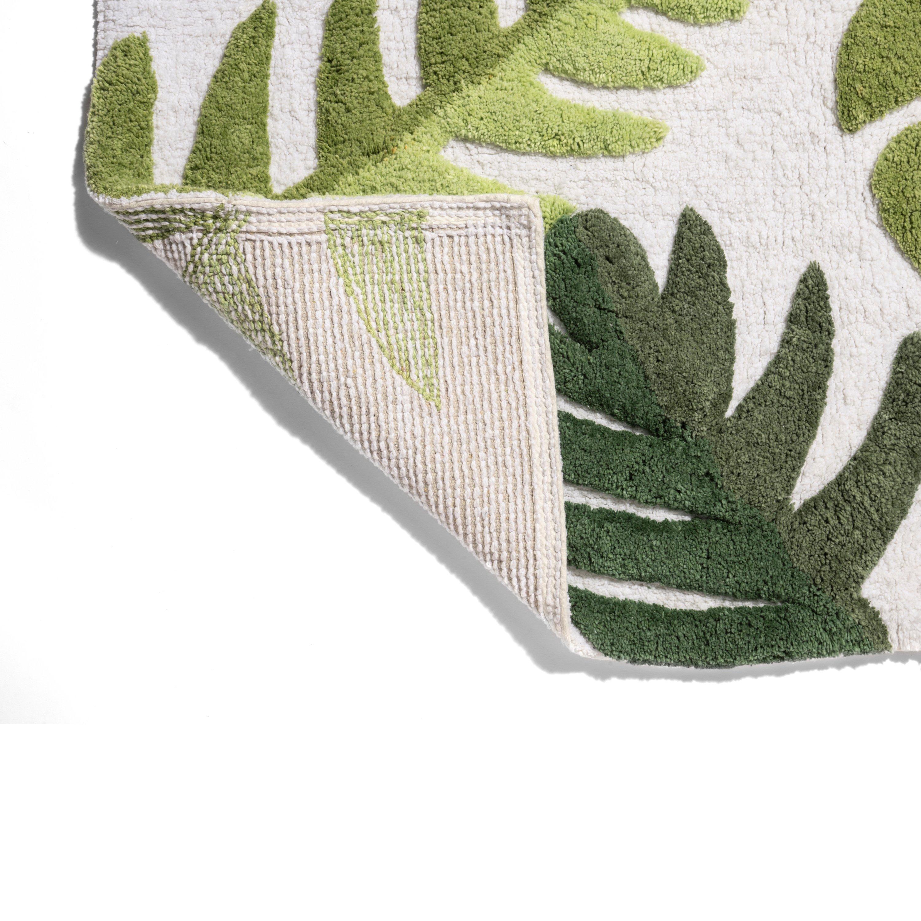Green - Croydex - Botanical Bath Mat - 3