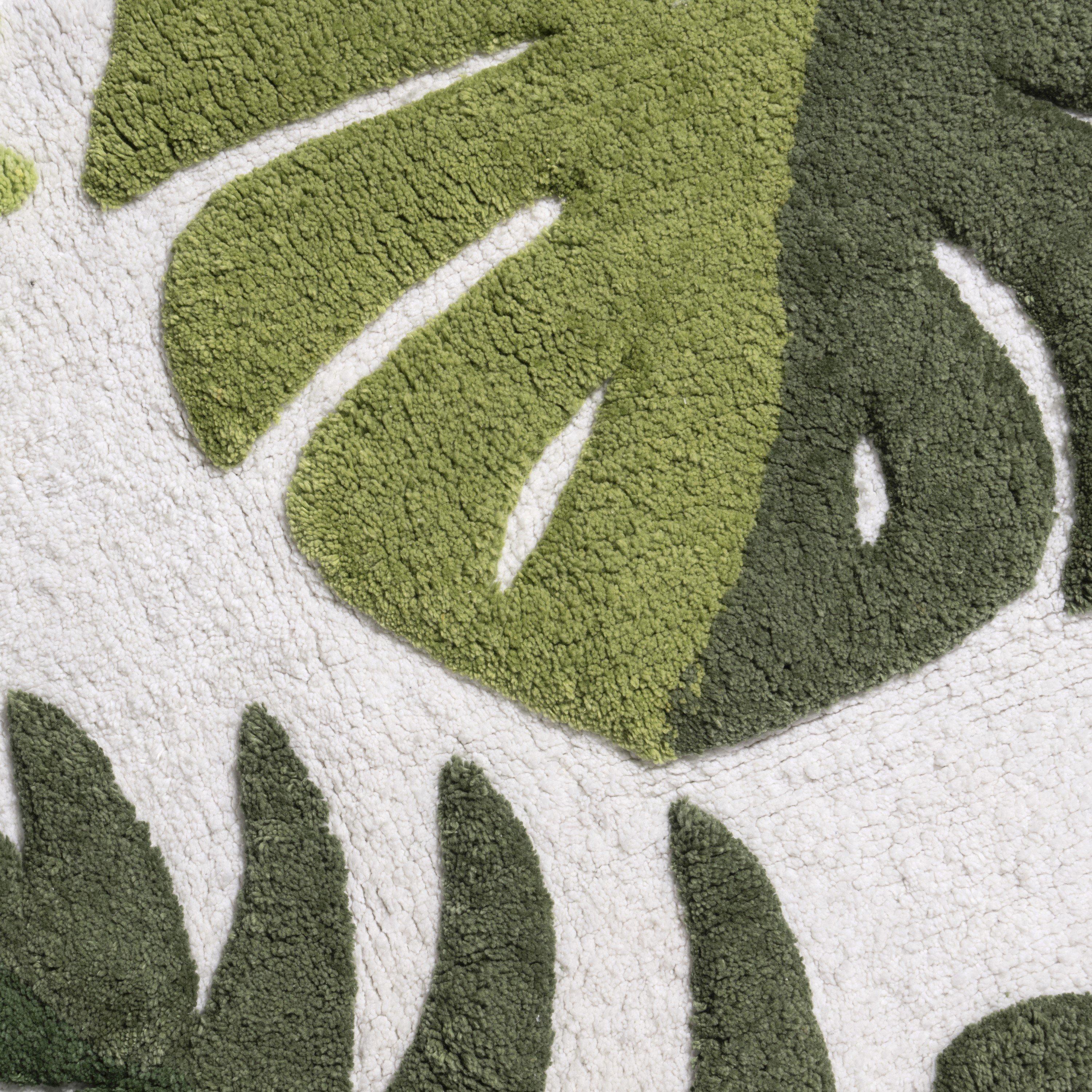 Green - Croydex - Botanical Bath Mat - 4