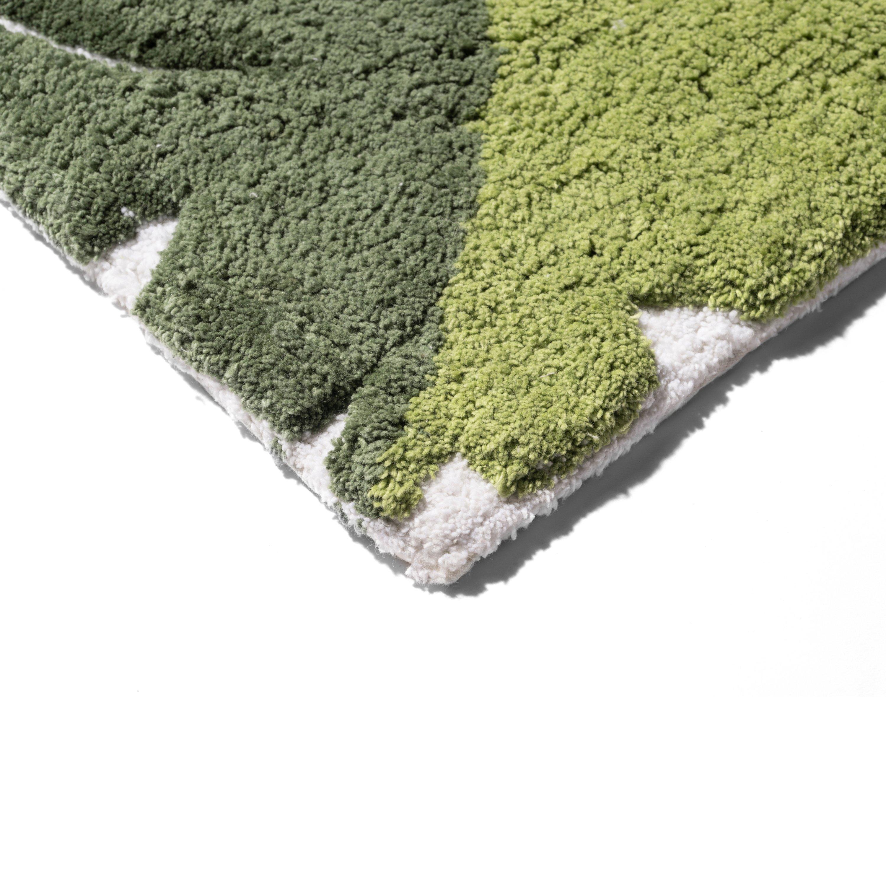 Green - Croydex - Botanical Bath Mat - 5