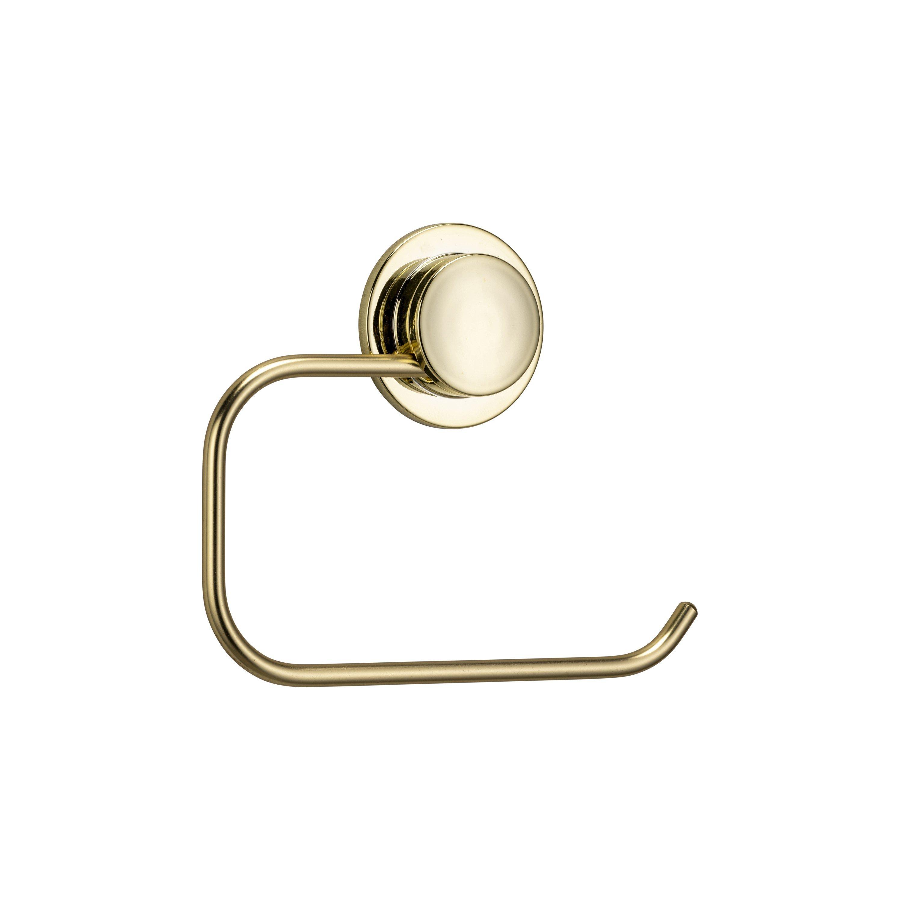 Gold - Croydex - Stick n Lock Gold Toilet Roll Holder - 2