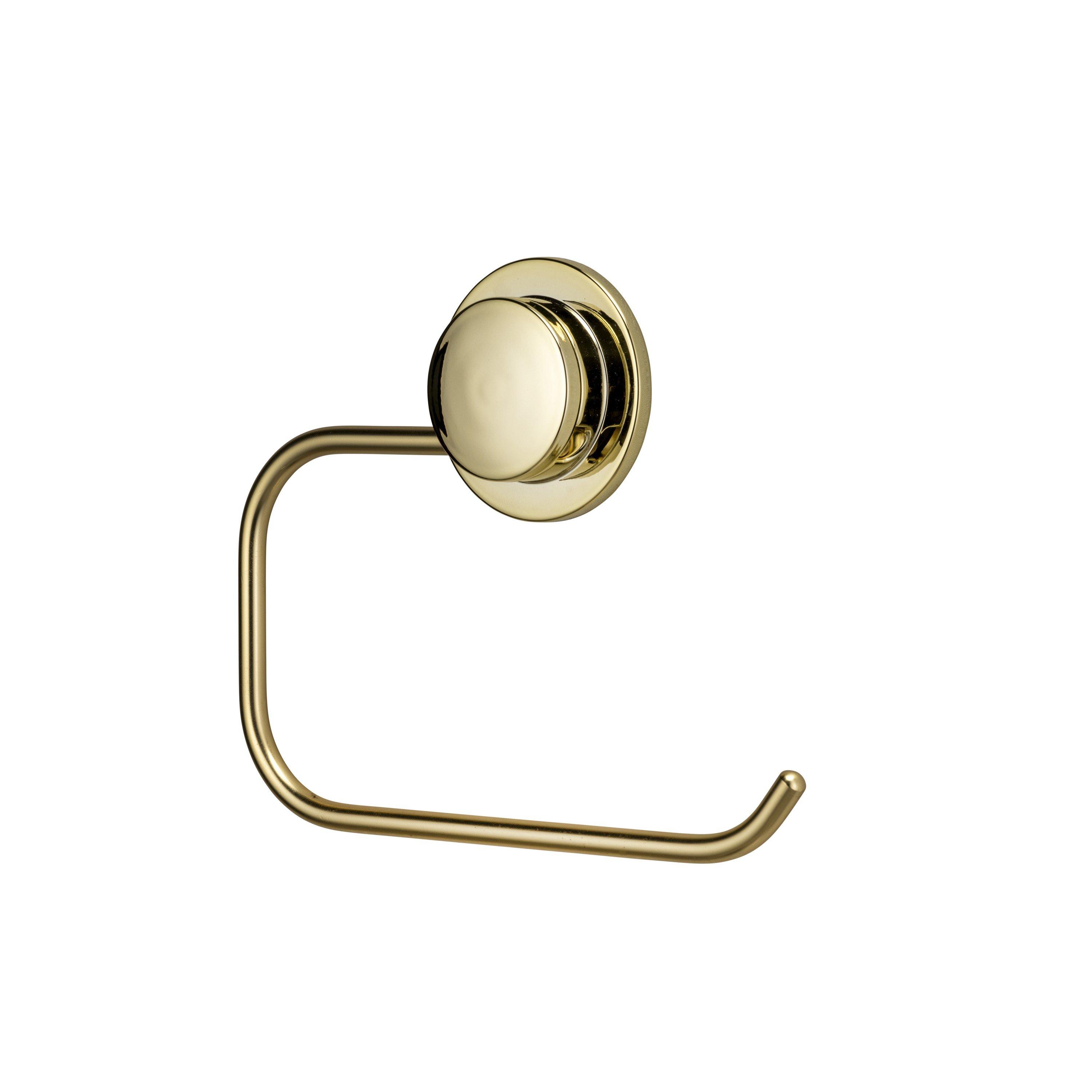 Gold - Croydex - Stick n Lock Gold Toilet Roll Holder - 3