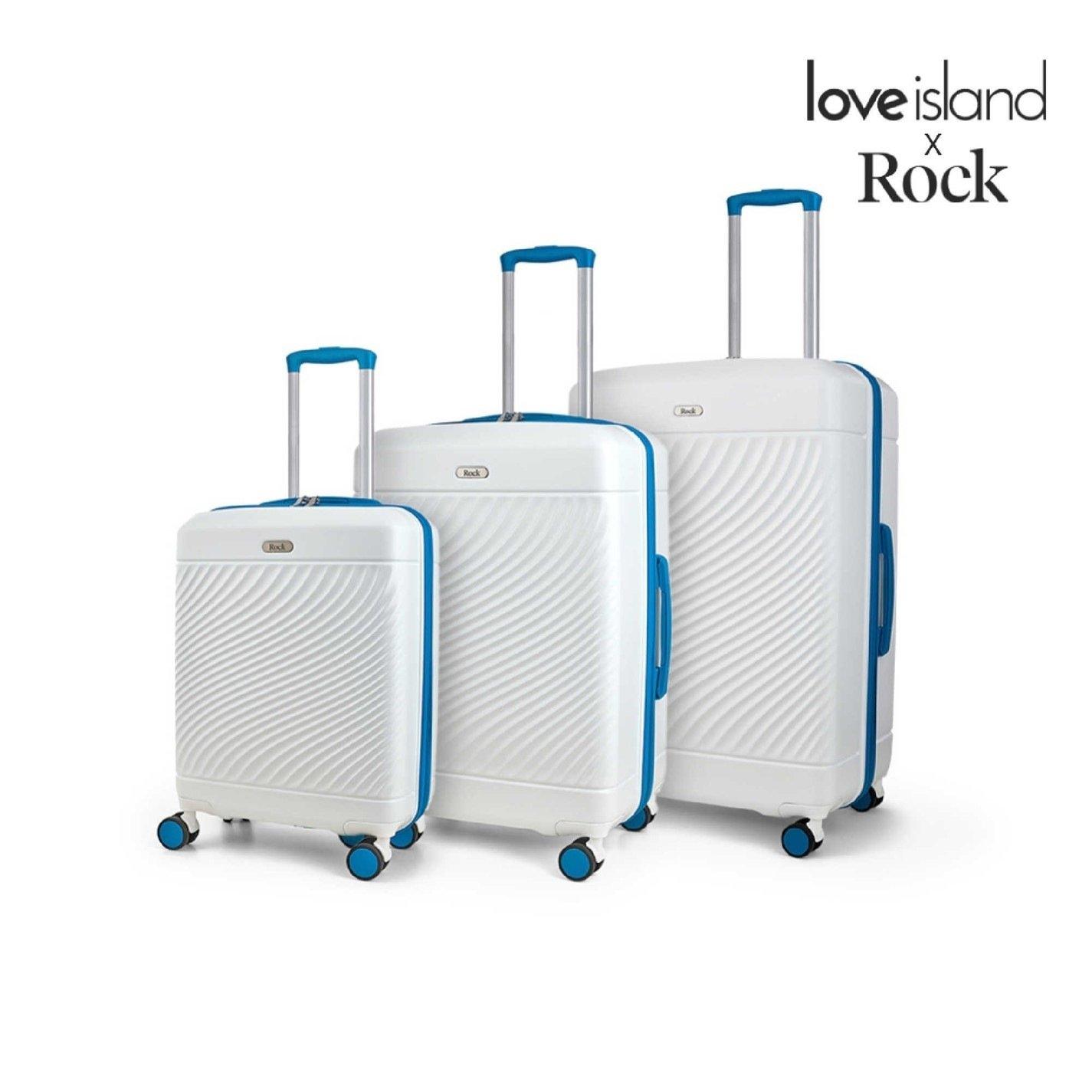 White/Blue - Rock - Rock Love Island Suitcase White/Blue - 1
