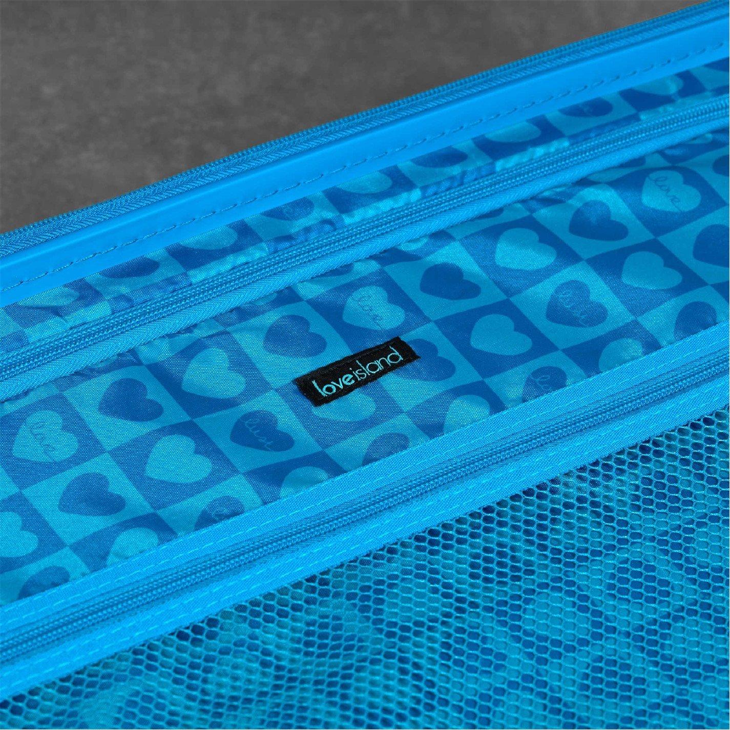 White/Blue - Rock - Rock Love Island Suitcase White/Blue - 4