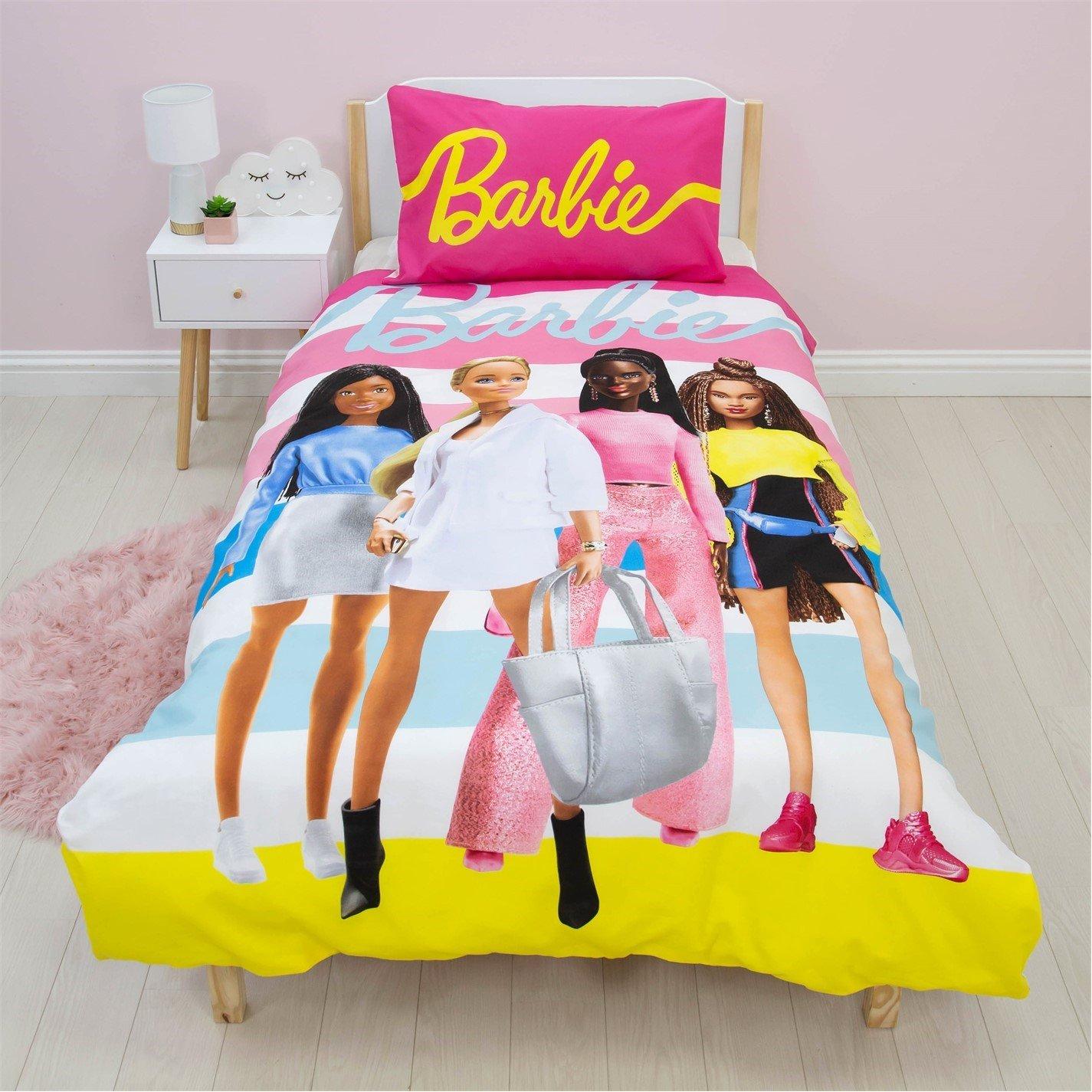 Multi - Barbie - Barbie Unboxed Single Panel Duvet - 2