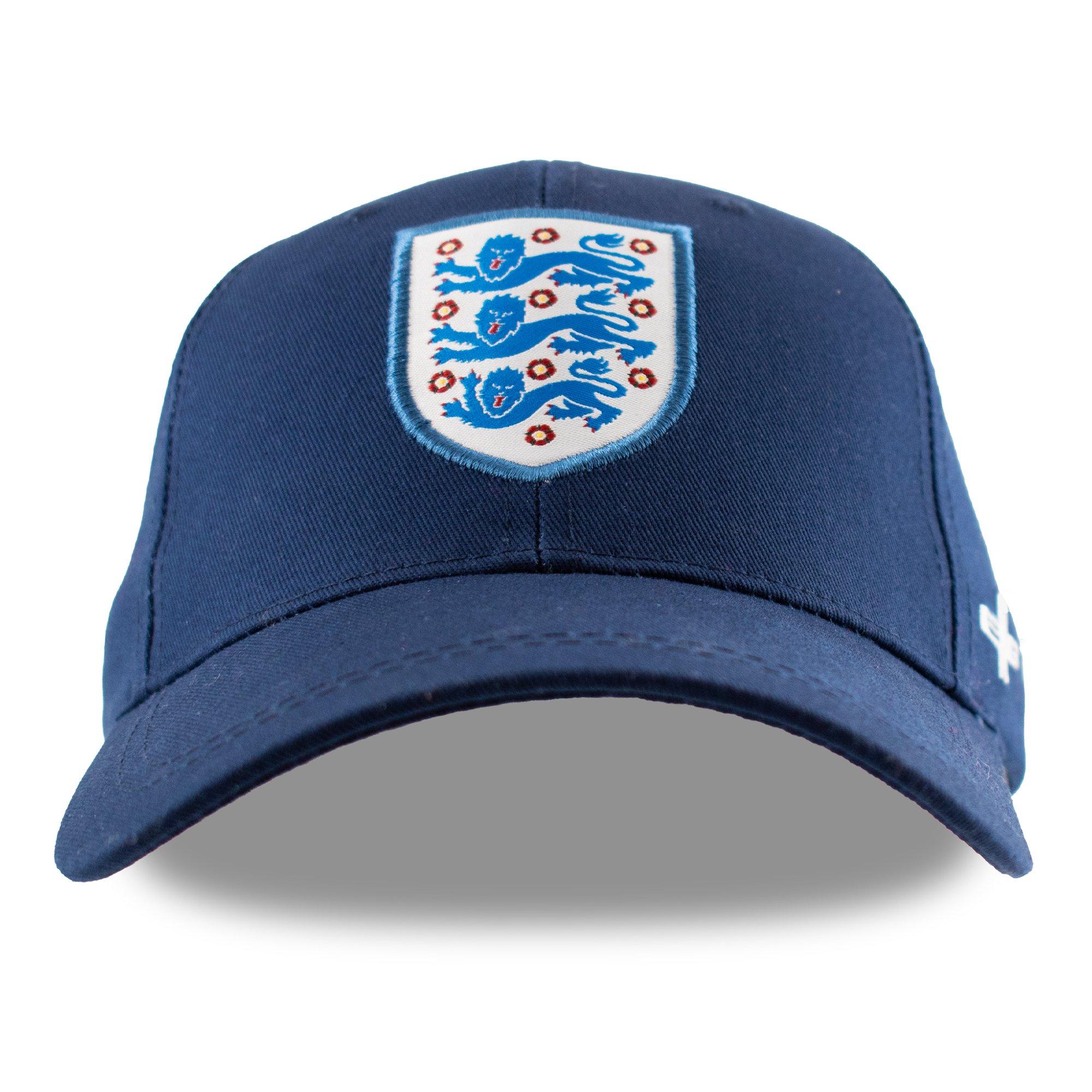 Team Men's England Baseball Cap Adults - Navy/White - Mens
