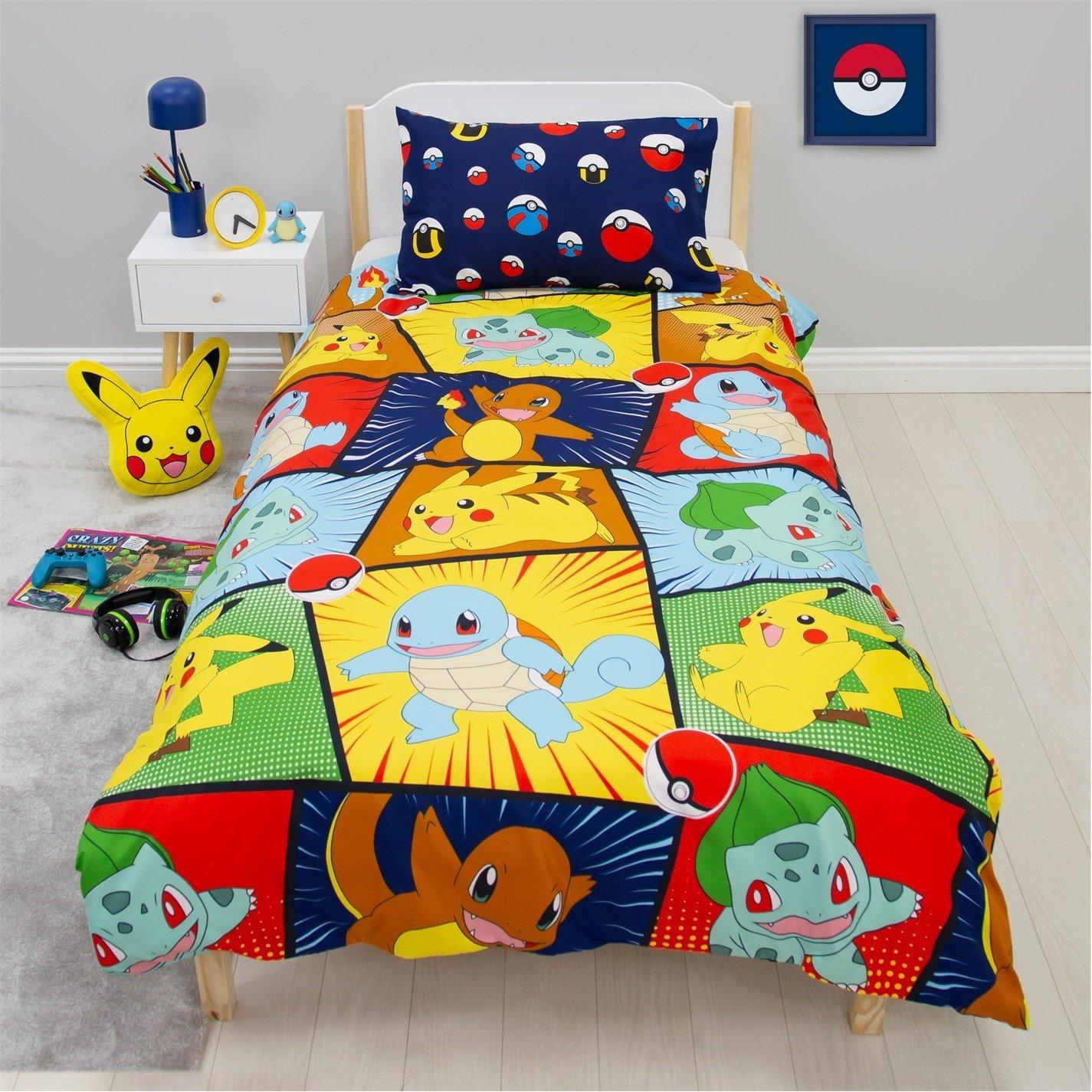 Multi - Pokemon - Pokemon Retro Single Duvet - 2