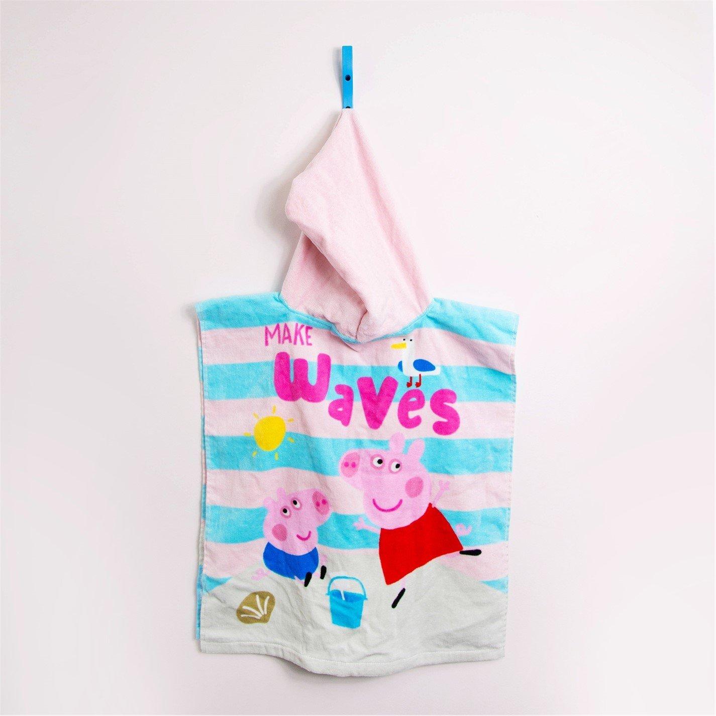 Multi - Peppa Pig - Peppa Pig Waves Poncho Towel - 2