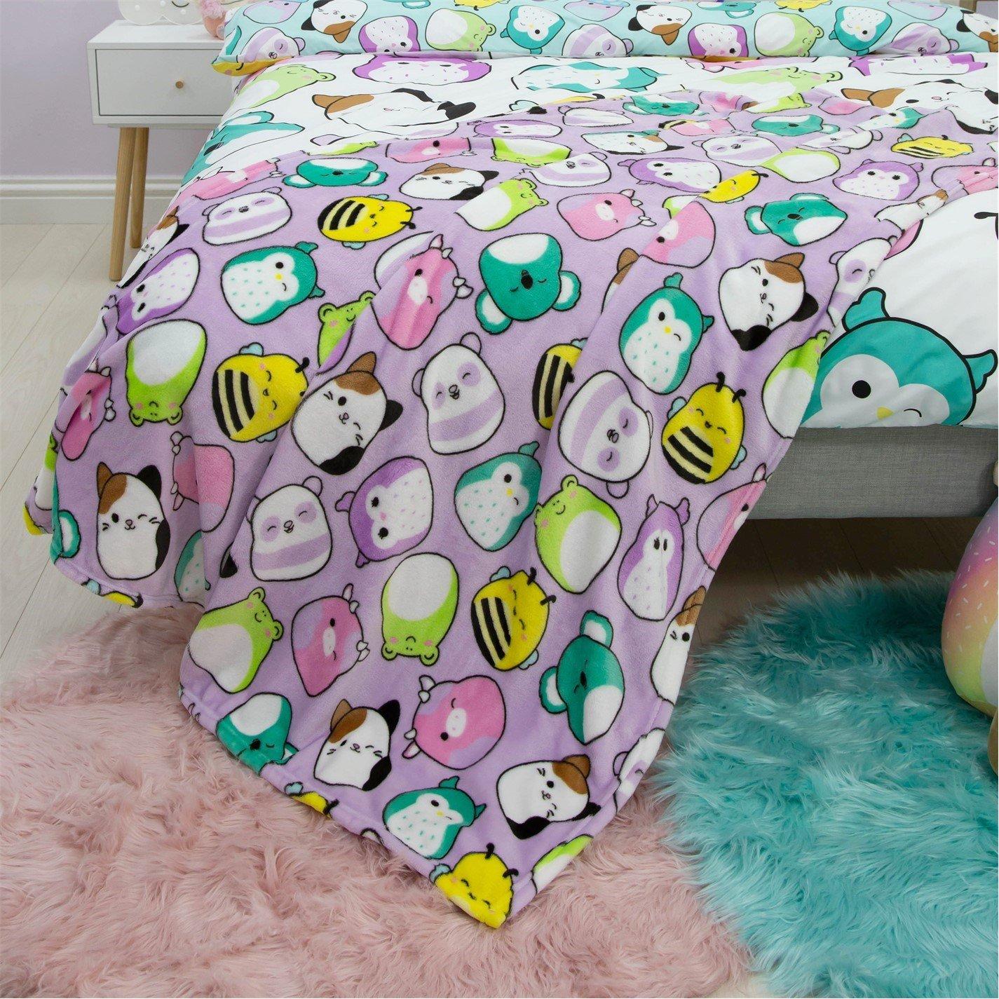 Multi - Squishmallows - Squishmallows Playful Fleece Blanket - 1