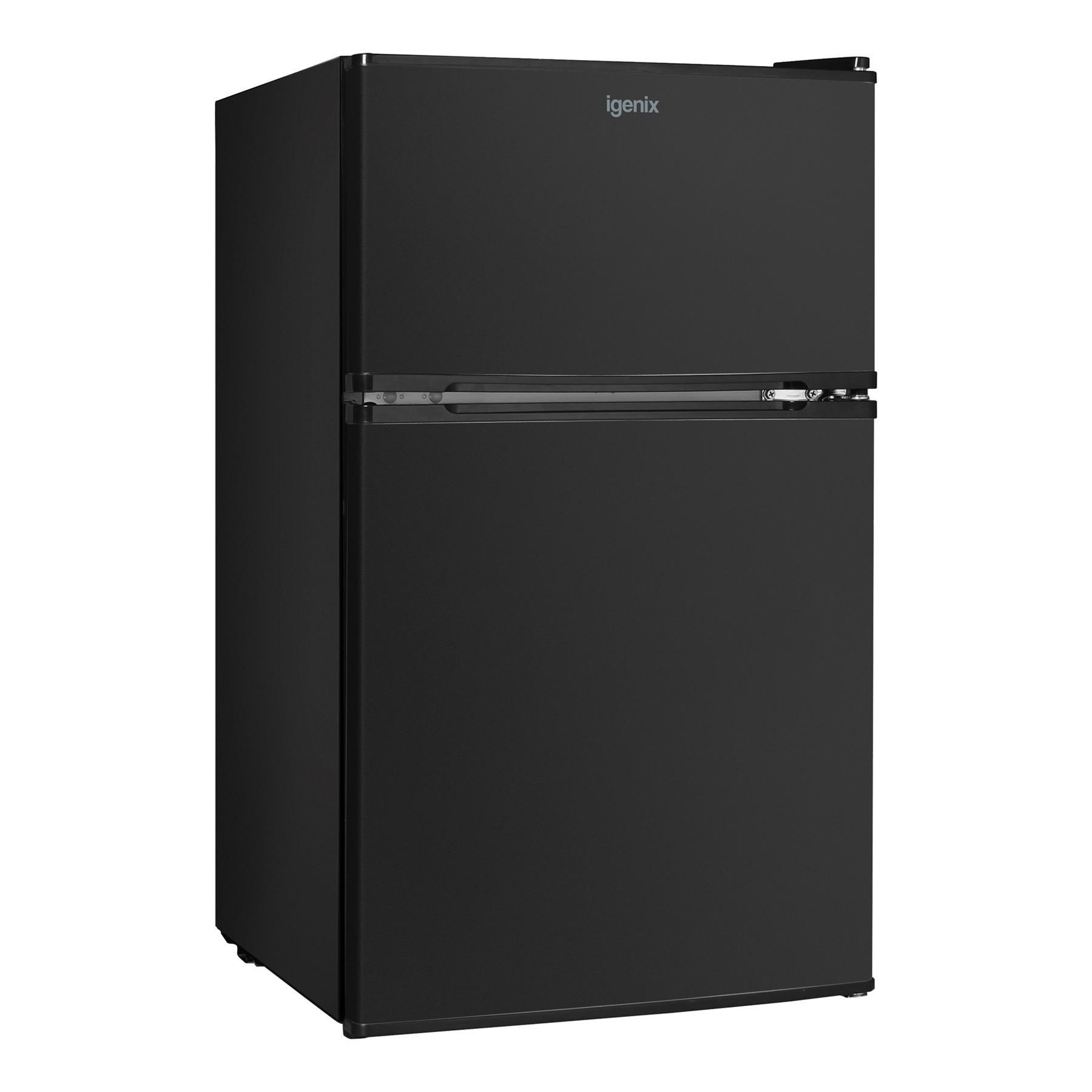 Black - Igenix - IG347FFB 96 LITRE 47CM UNDER COUNTER FRIDGE FREEZE - 1