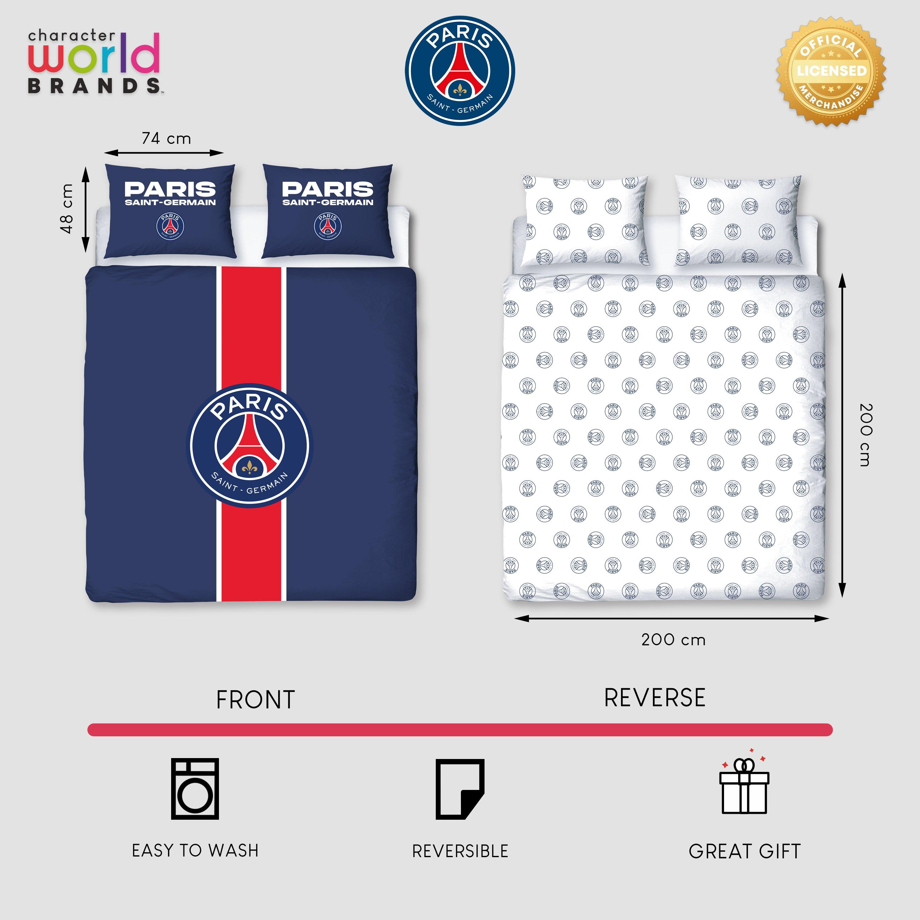 Blue - Paris Saint Germain - Paris Saint Germain Tackle Double Duvet Cover - 4