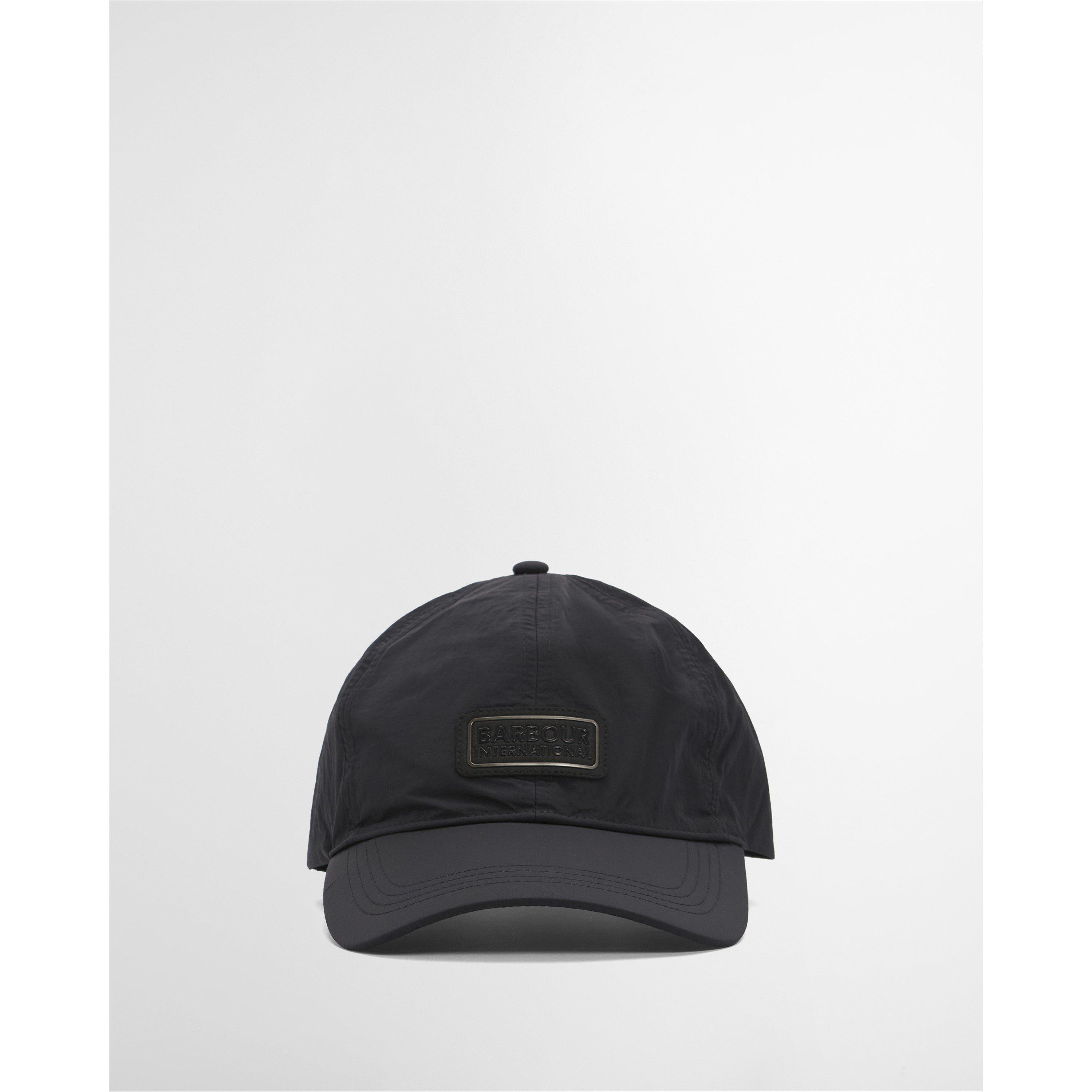Black - Barbour International - Inline Adjustable Cap - 1