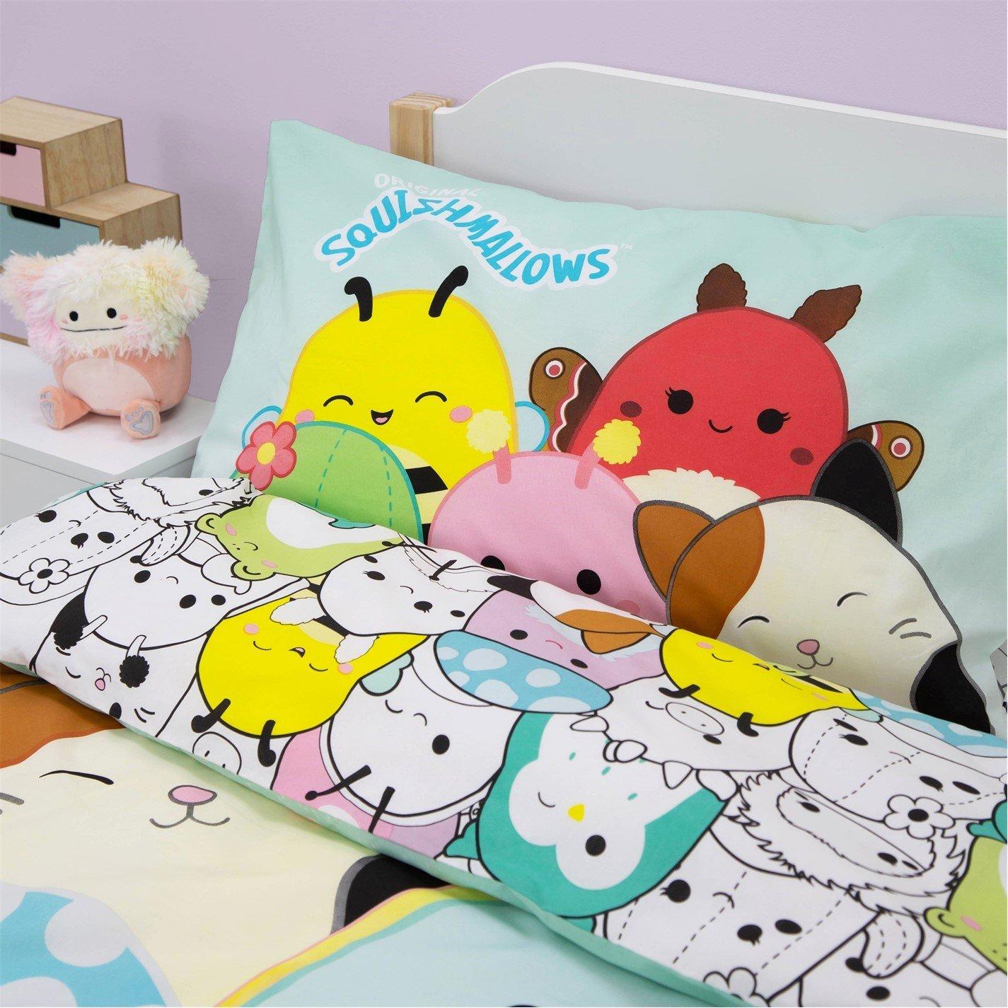 Multi - Squishmallows - Squishmallows Flash Single Panel Duvet - 4