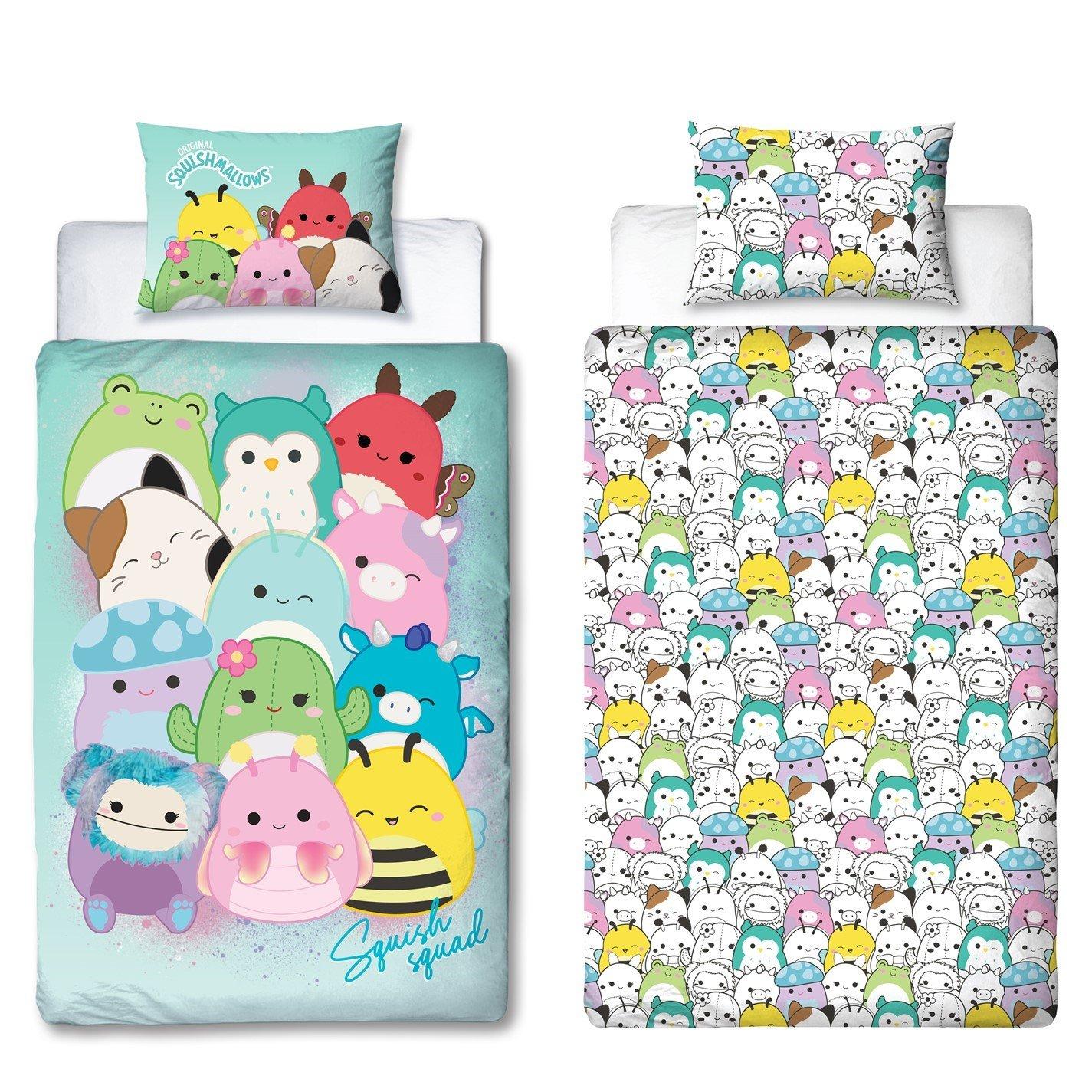 Multi - Squishmallows - Squishmallows Flash Single Panel Duvet - 6