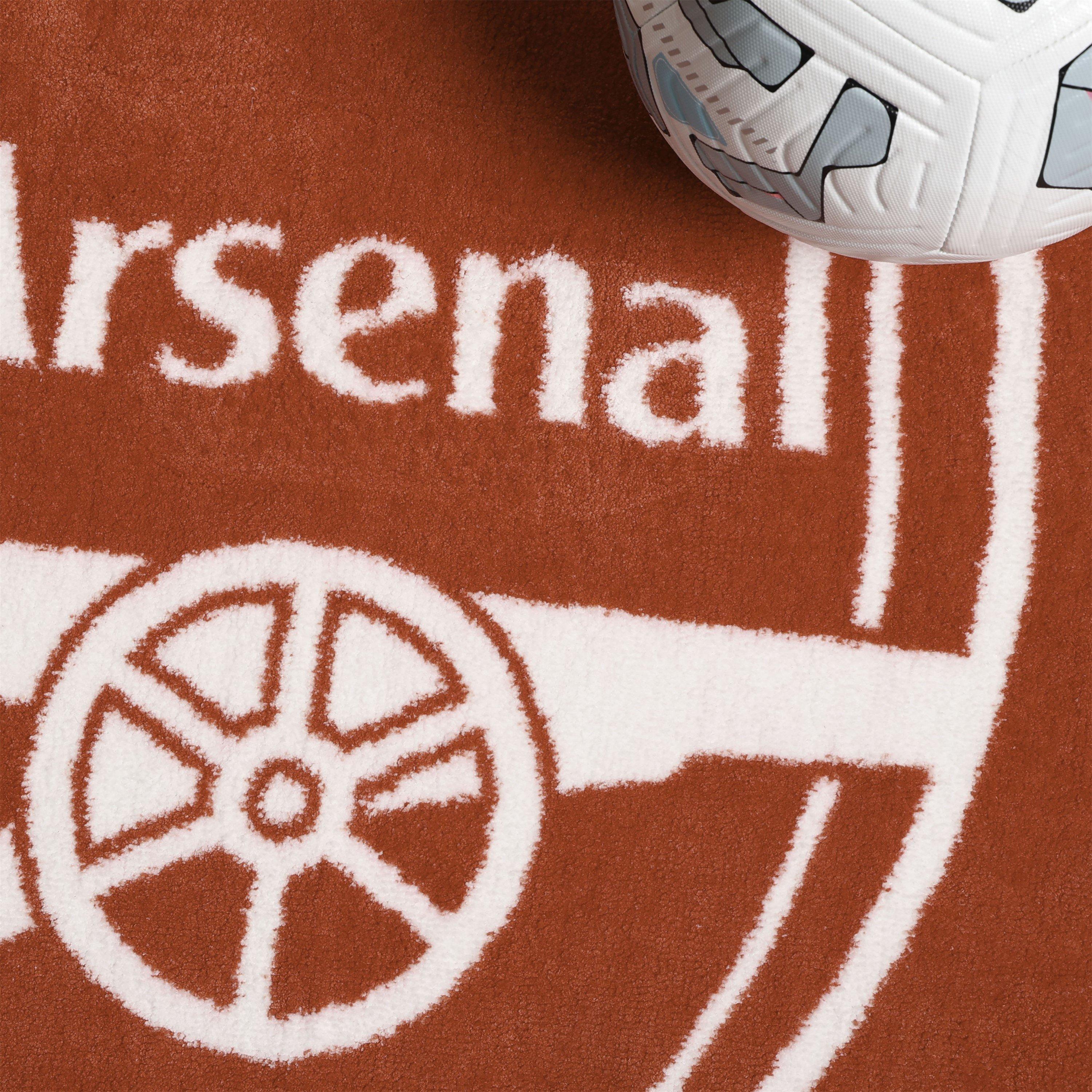 Red - Arsenal FC - Arsenal FC Crest Printed Rug - 2