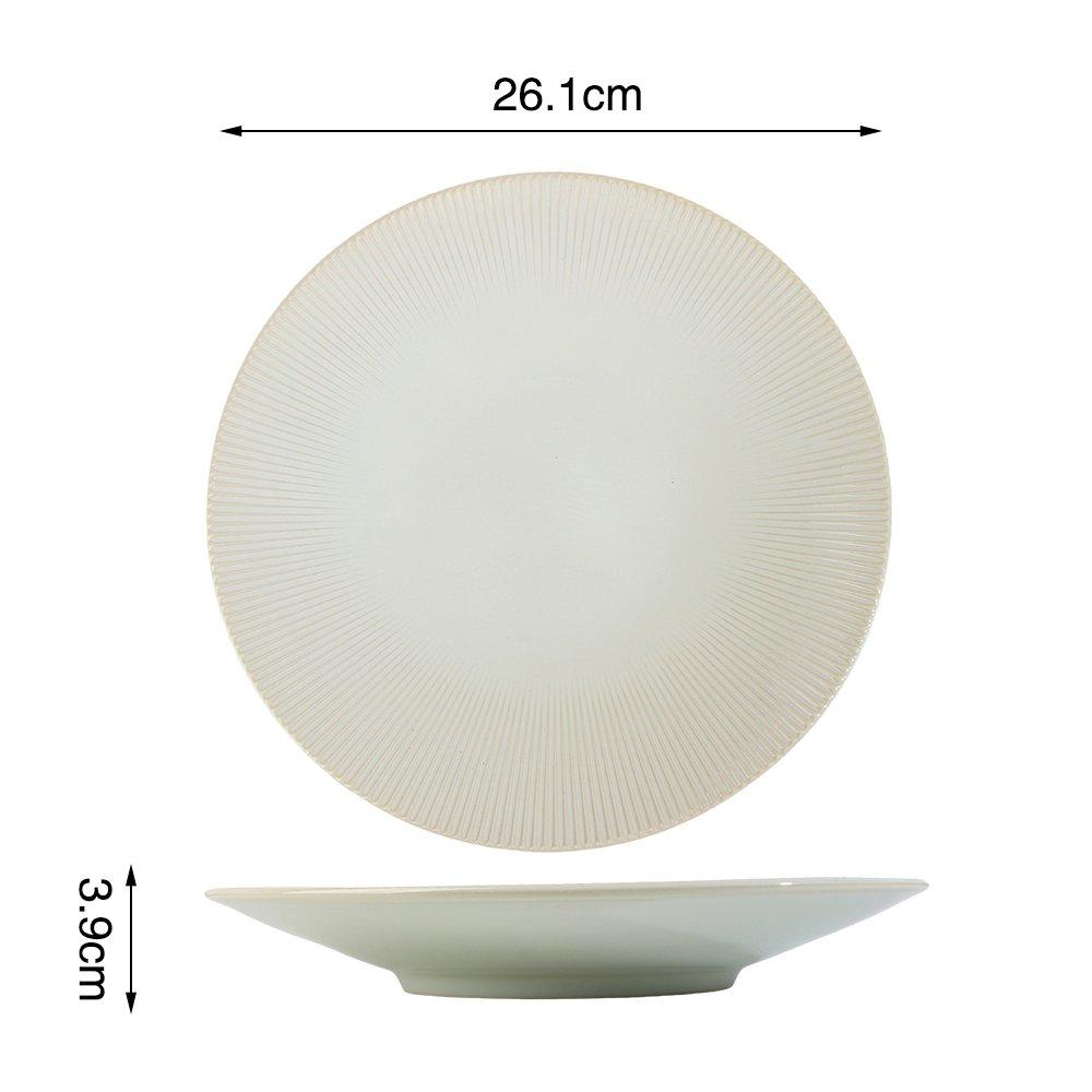 Cream - Waterside - 16pc Reactive Glaze Cream Dinner Set - 5