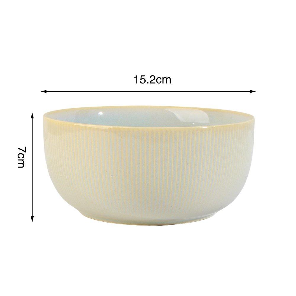 Cream - Waterside - 16pc Reactive Glaze Cream Dinner Set - 6