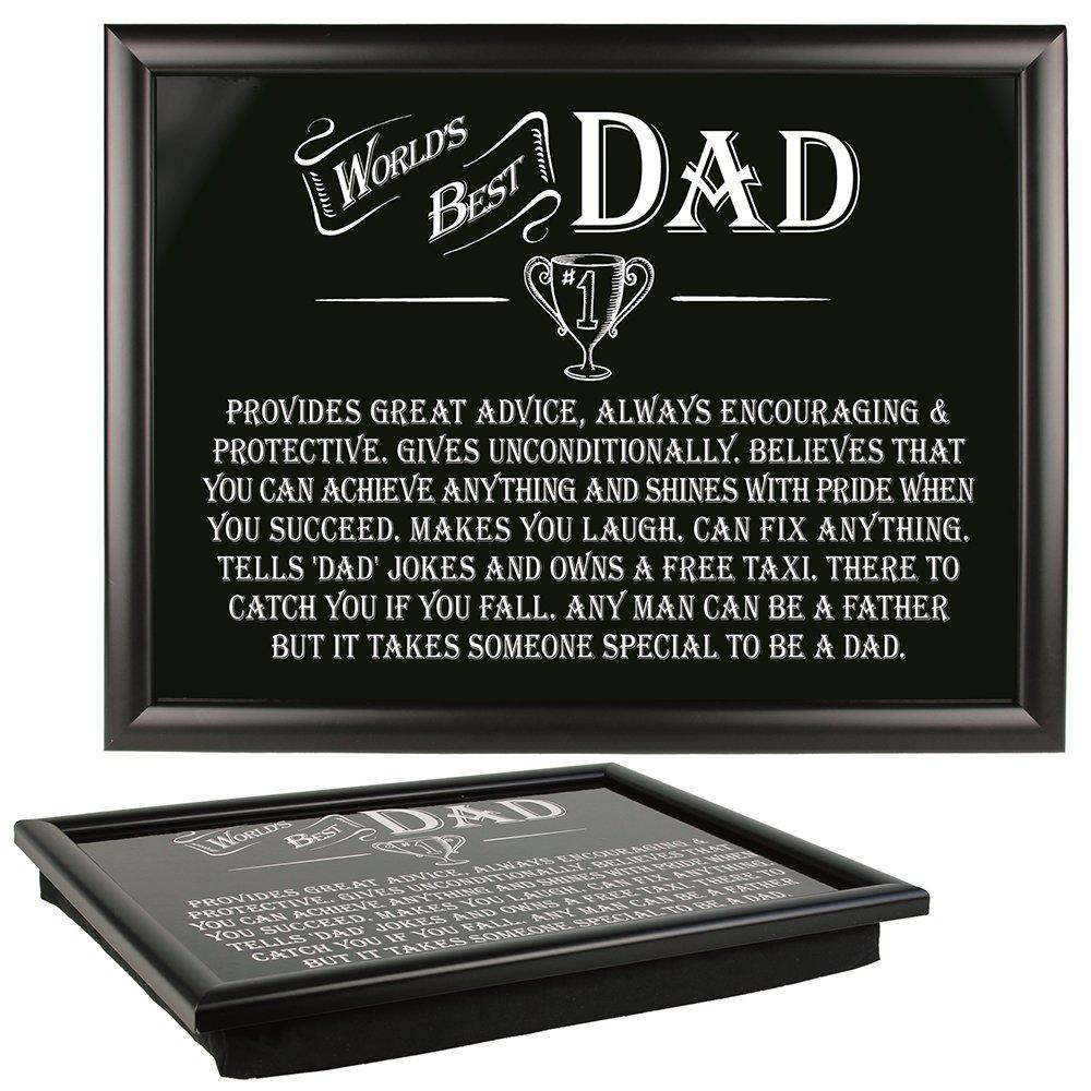 Black - Ultimate Gift For Man - 8819 - Dad Lap Tray