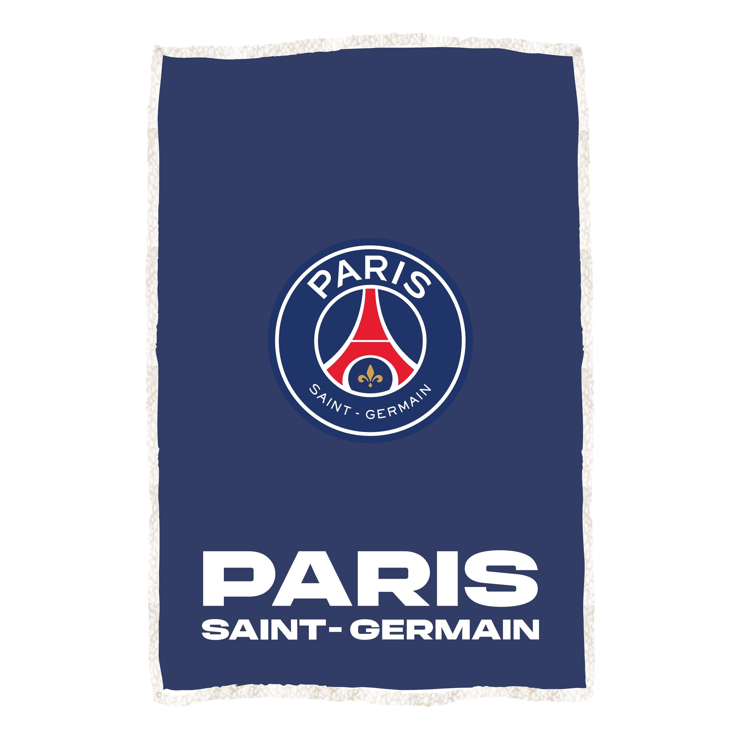 Paris Saint Germain Paris Saint Germain Sherpa Back Fleece Blanket