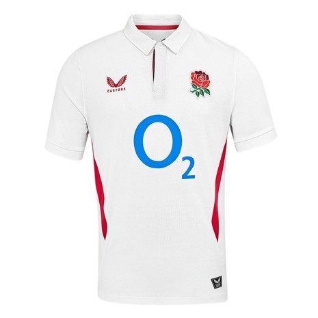 White/Red - Castore - England Rugby Home Classic Shirt 2025 Adults - 1