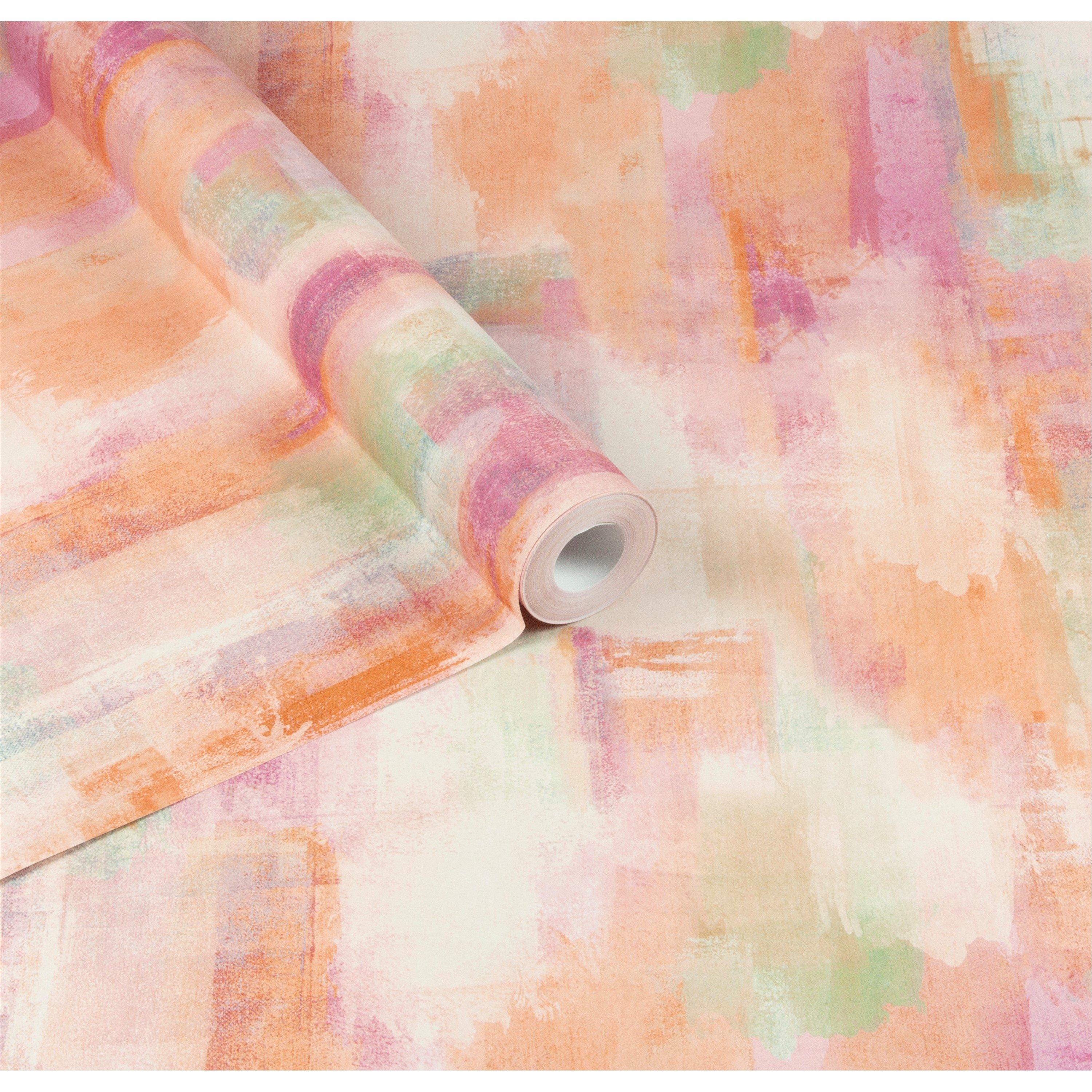 Multicoloured - Arthouse - Painterly Pattern Multi Wallpaper - 2