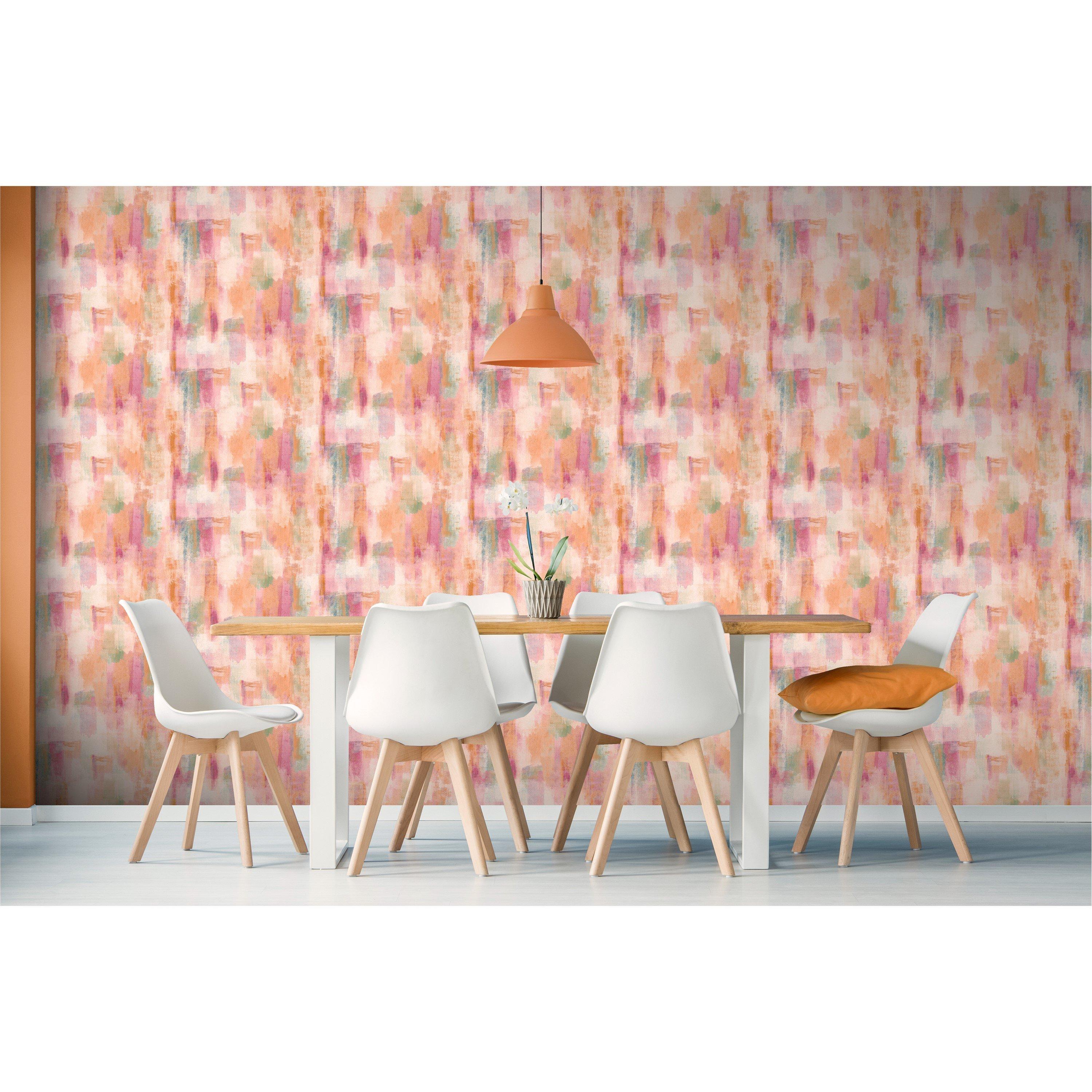 Multicoloured - Arthouse - Painterly Pattern Multi Wallpaper - 4