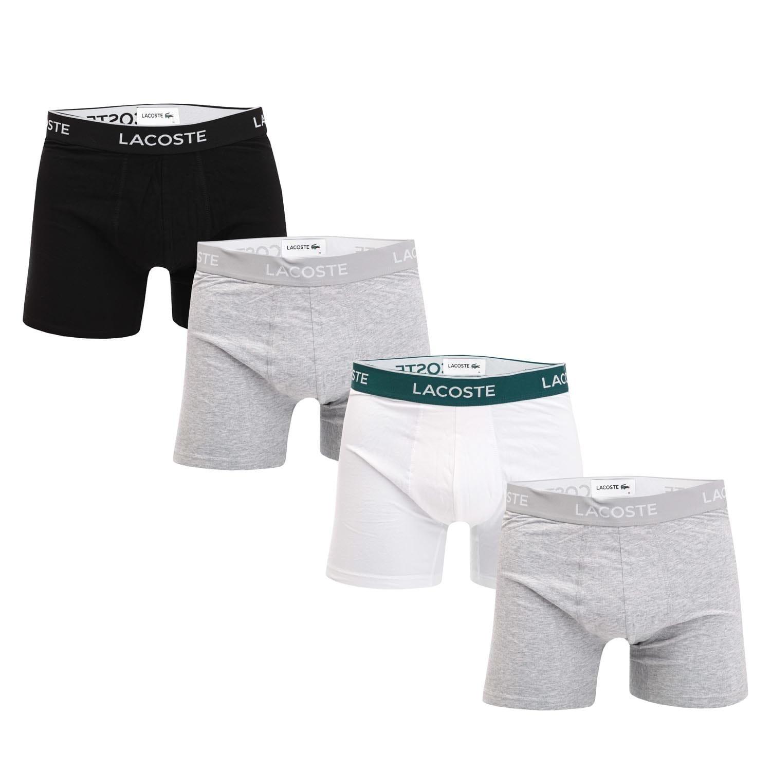Multi Colour - Lacoste - 3 Pack of Strtech Cotton Boxer Briefs - 2