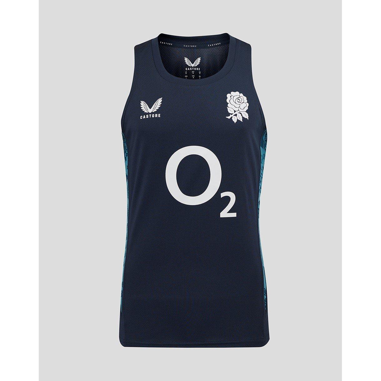 Castore Men's England Performance Sleeveless Singlet 2025 Adults - Ink/Storm - M
