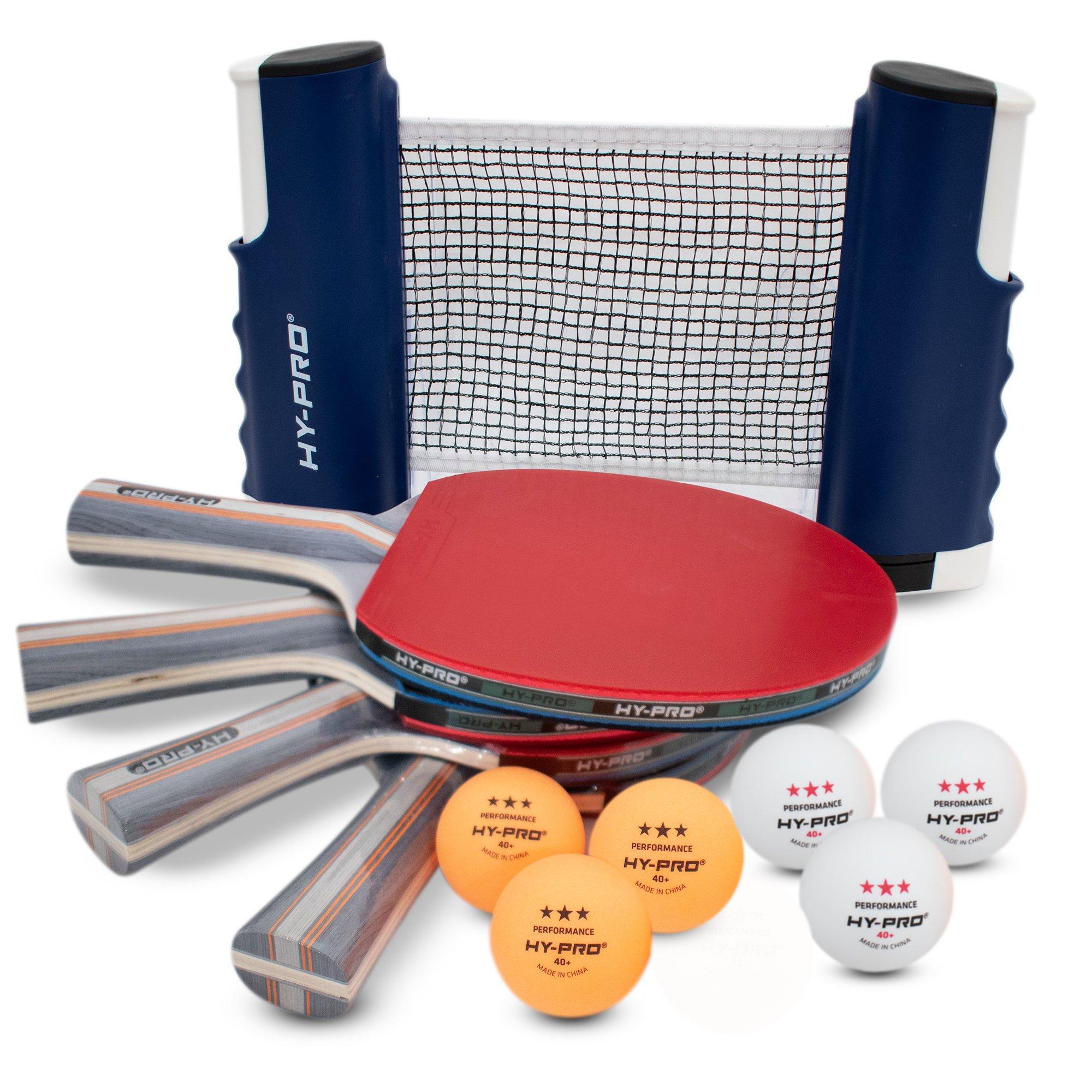 Multi - Hy-Pro - Hy-Pro 4 Person Table Tennis Set - with Net - 1