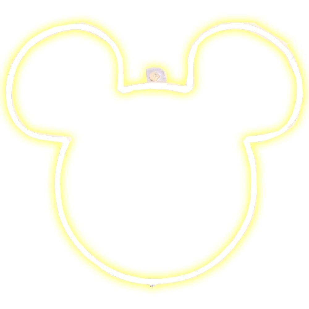 Disney  Yellowpop Mickey Mouse Face - Yellow / White