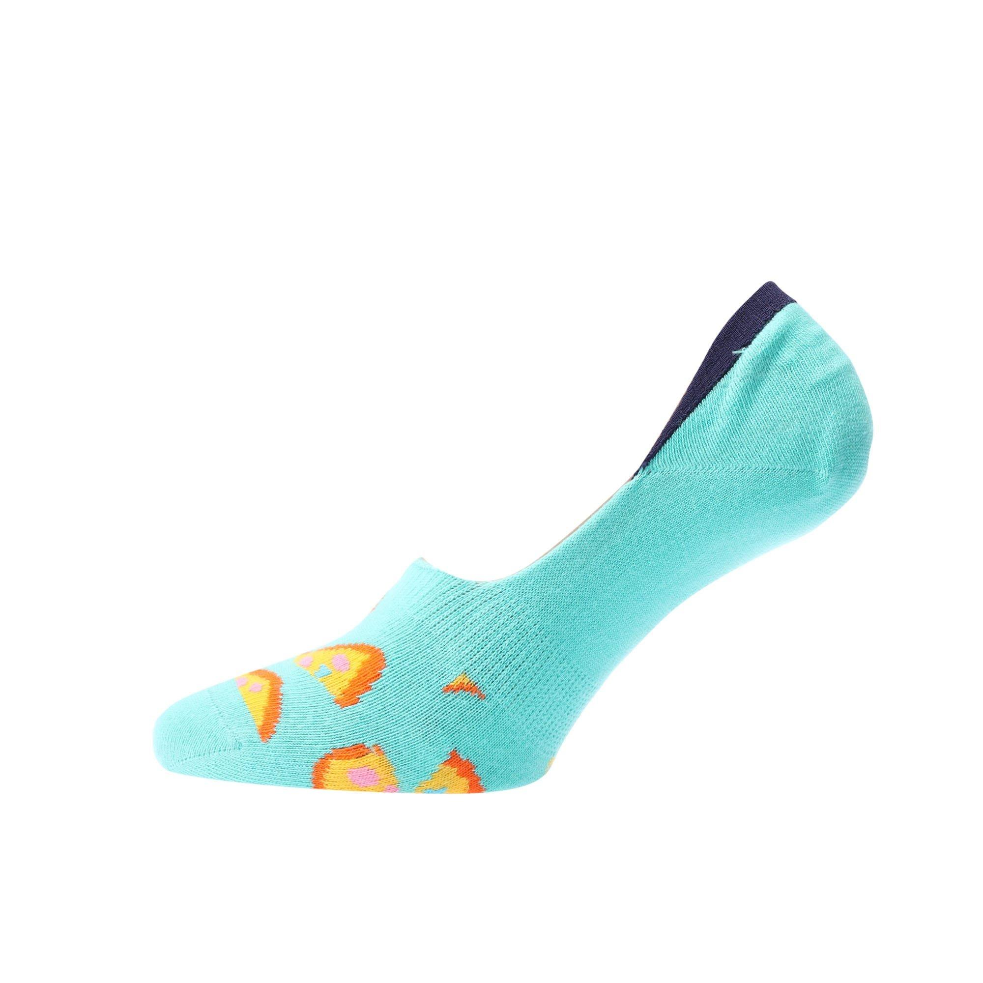 Green - Happy Socks - Pizza Liner Socks - 2