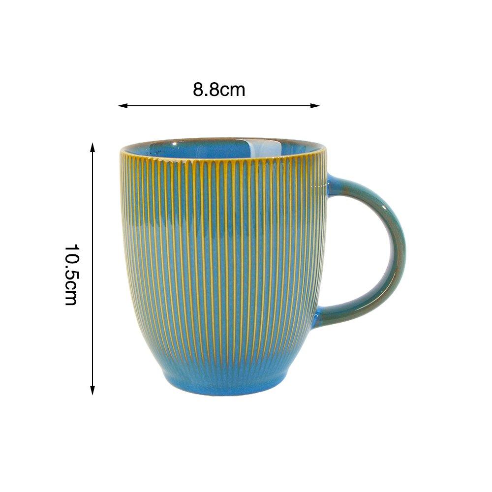 Blue - Waterside - 16pc Reactive Glaze Blue Dinner Set - 7