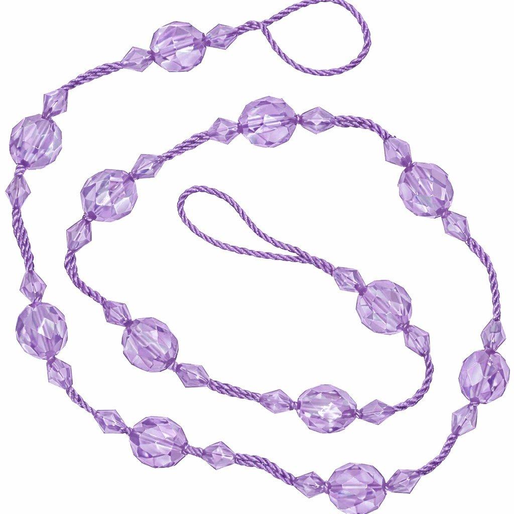 Lavender - Alan Symonds - Plain Slot Top Voile Pairs With Decorative Tie Bac - 3