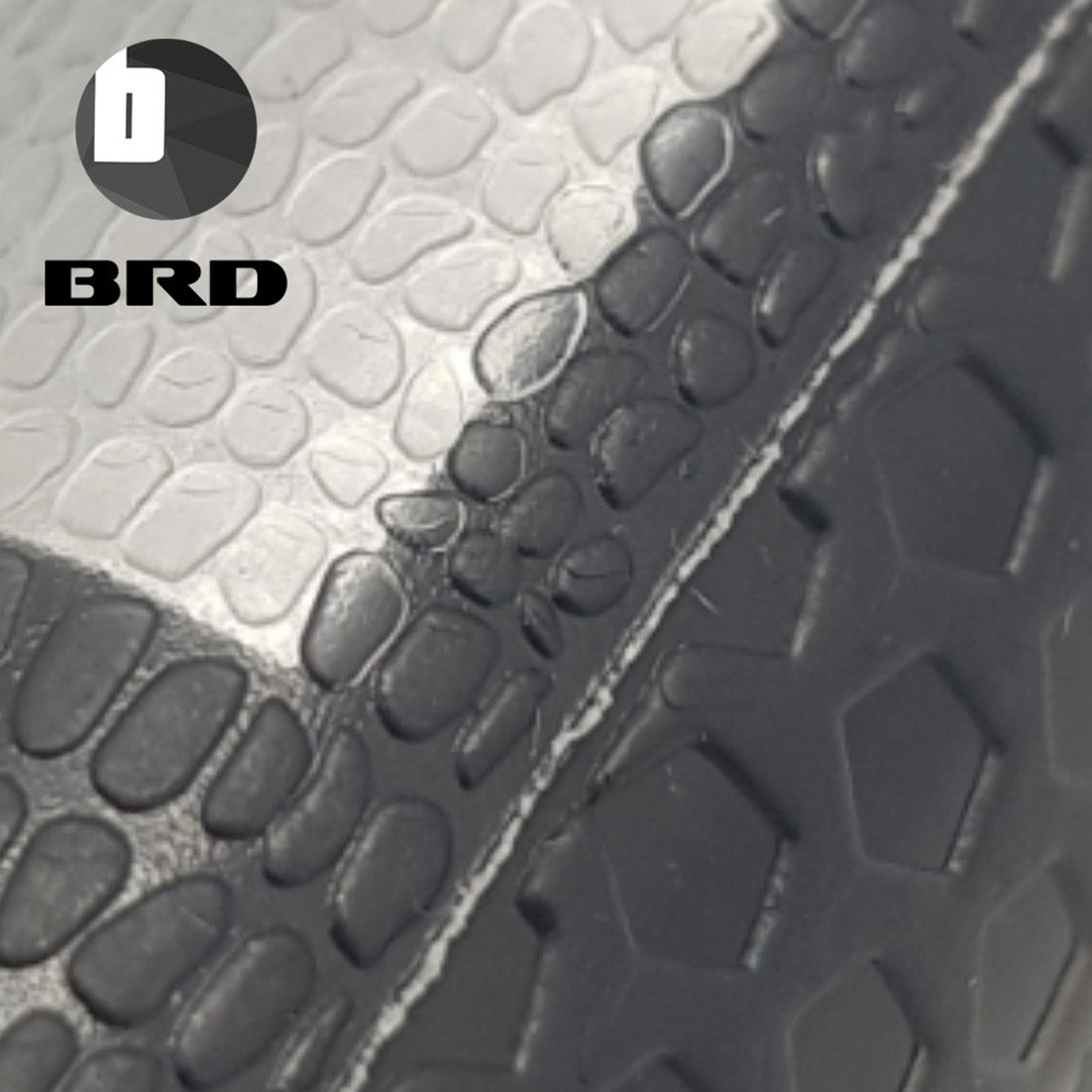 Black - BRD - X1 Grip Dual layer Rubber Grip - 2