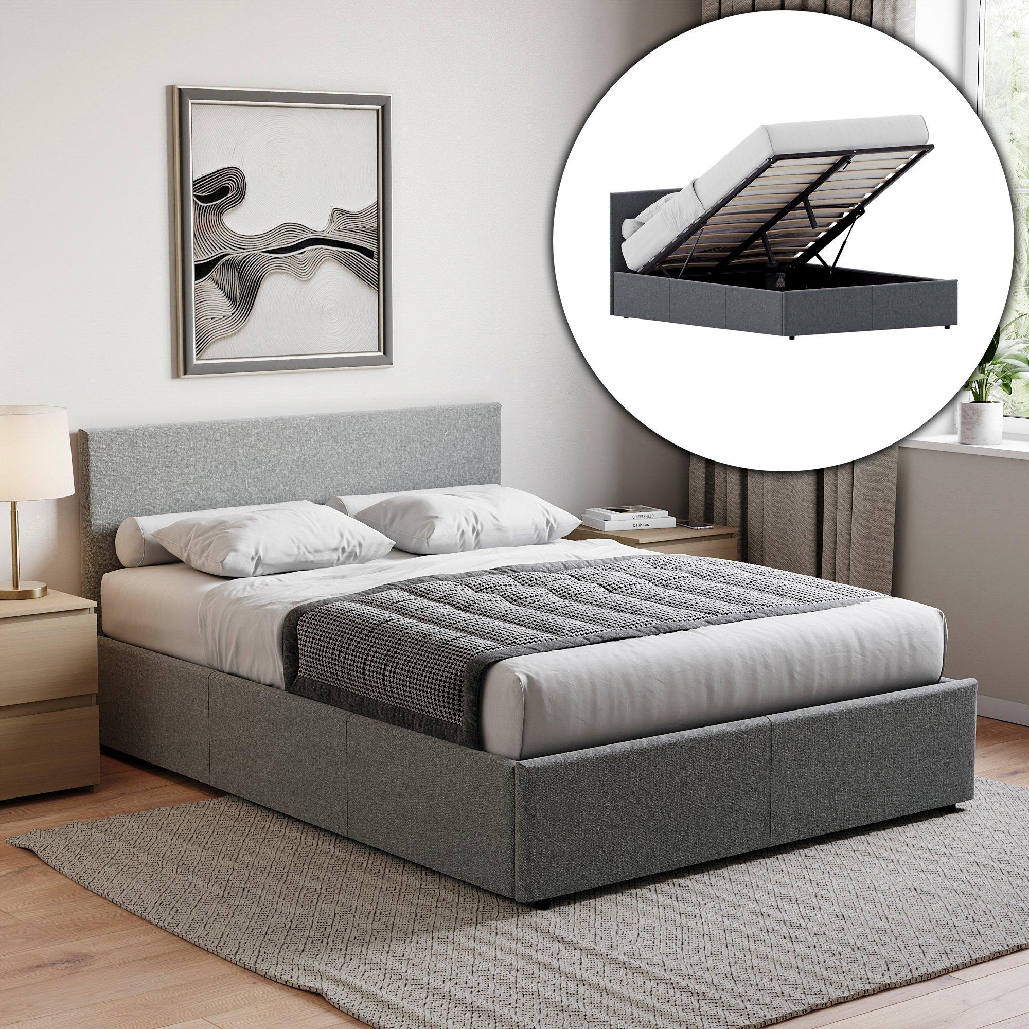 Veronica Double Ottoman Storage Bed & Mattress Set