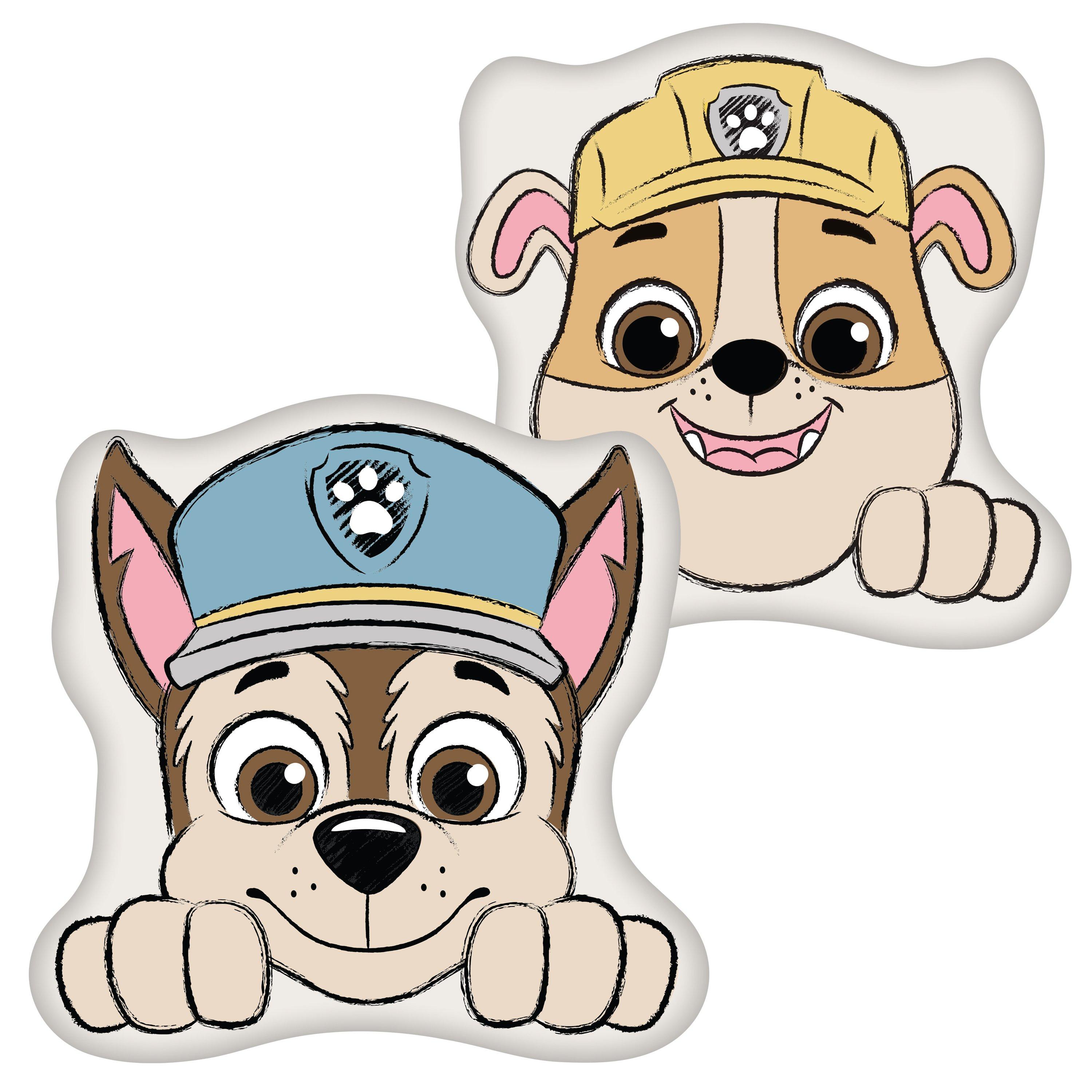 Multi - Paw Patrol - Sketchy Shaped Cushion - 7