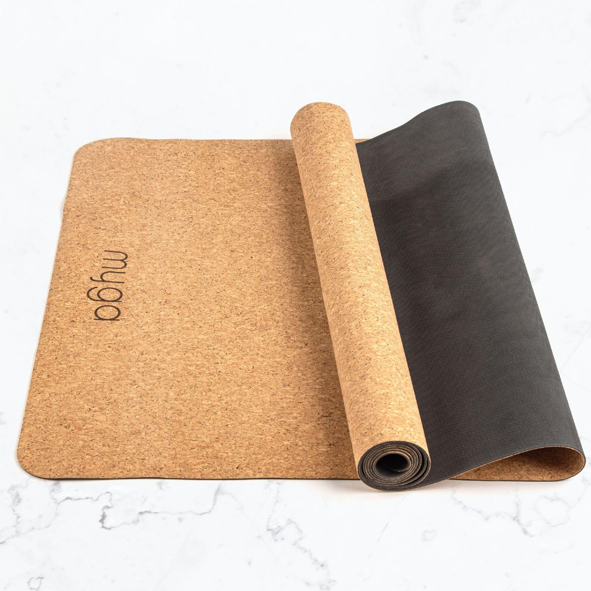 Brown - Myga - Cork Yoga Mat - 4