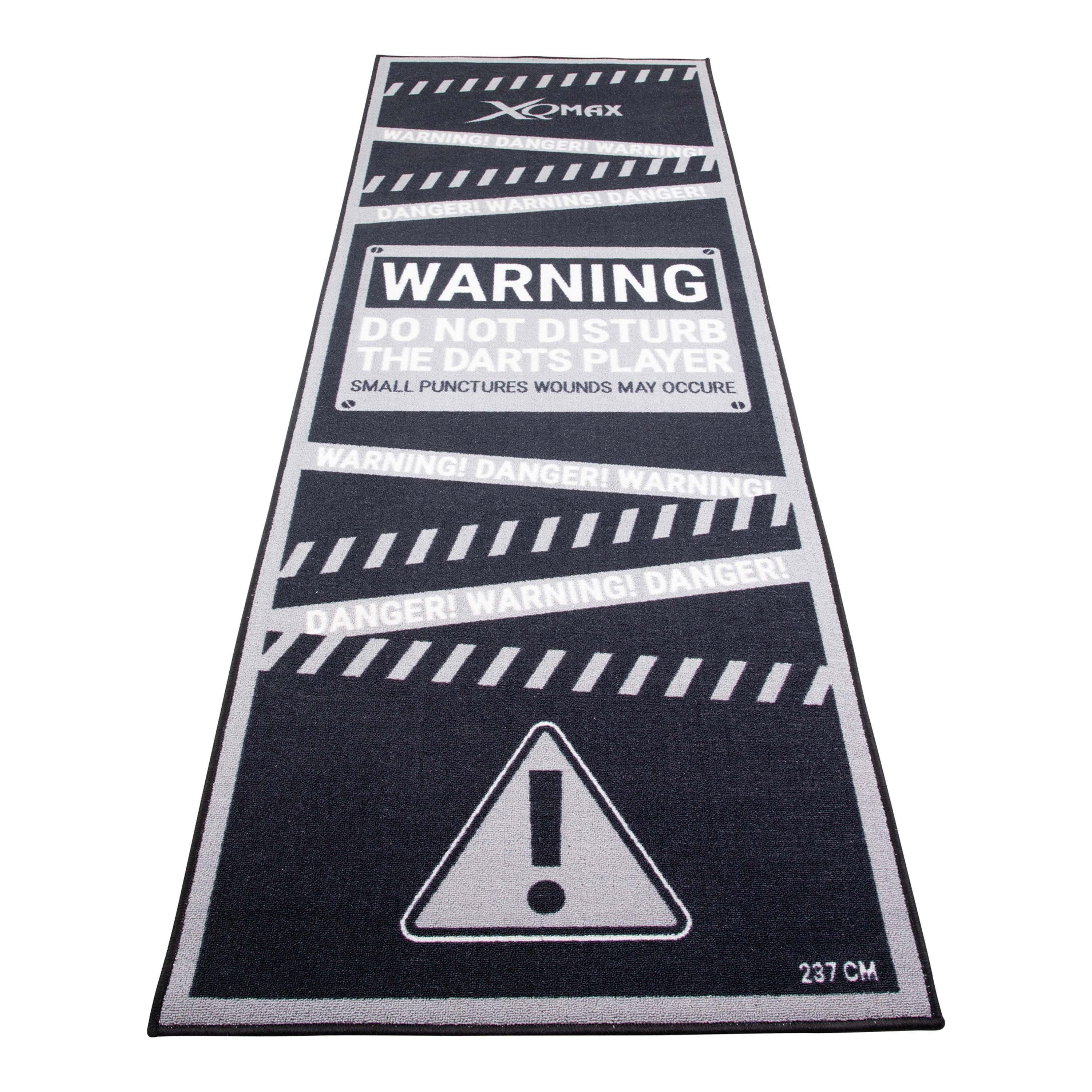Black/Grey - XQ Max - Dartmat Black with XQ Max Design