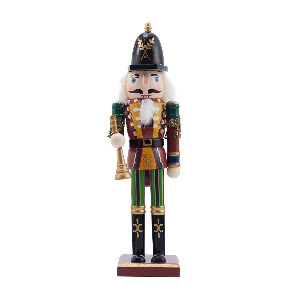 Multi - LIFE IDEAS - Wooden Nutcracker Soldier Ornament - 3