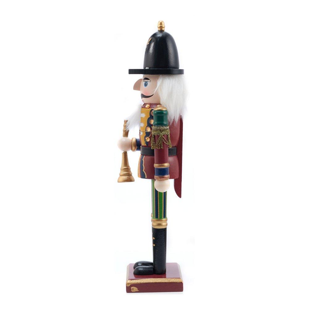 Multi - LIFE IDEAS - Wooden Nutcracker Soldier Ornament - 4