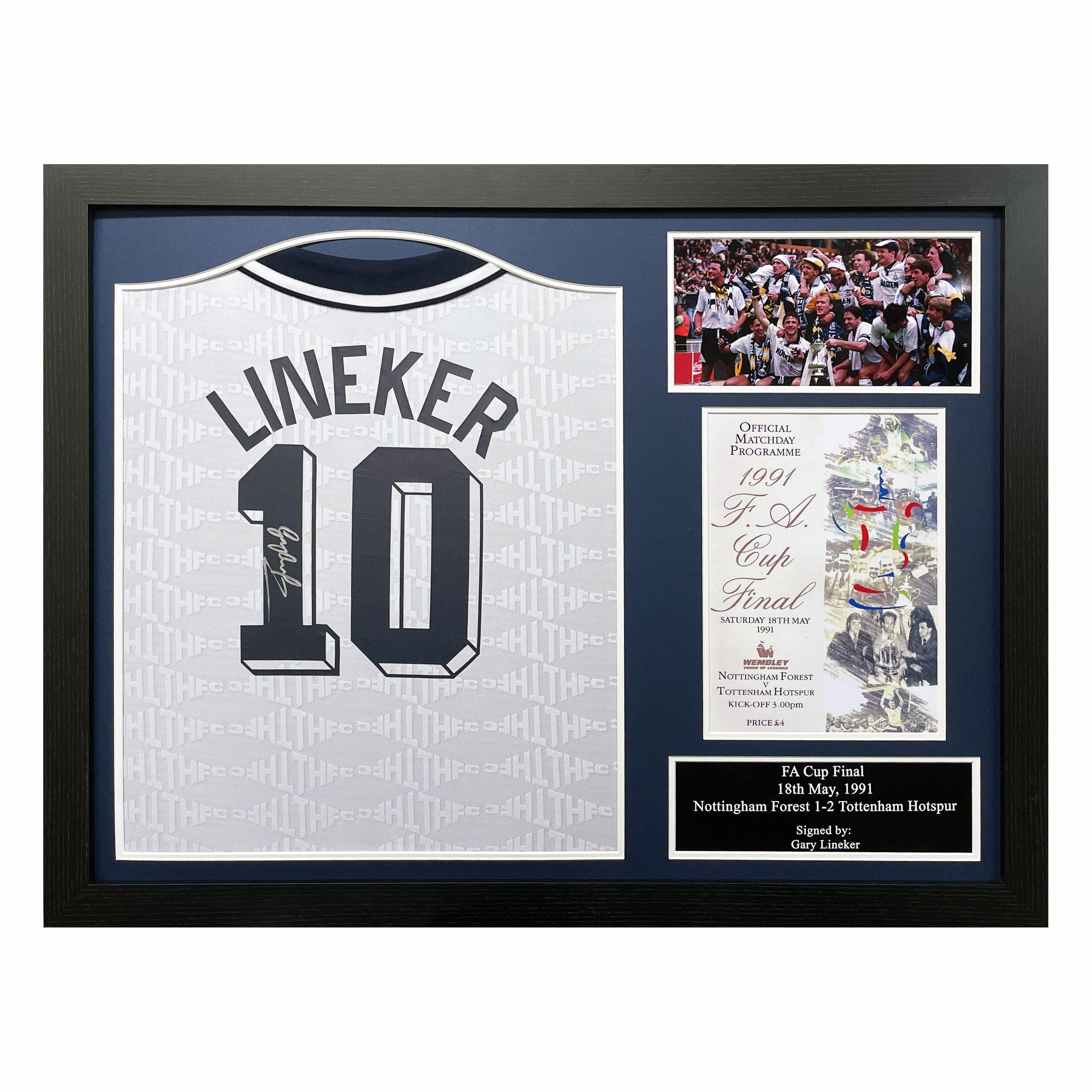 White - AllStarSignings Ltd - Gary Lineker signed Leicester City shirt - 1