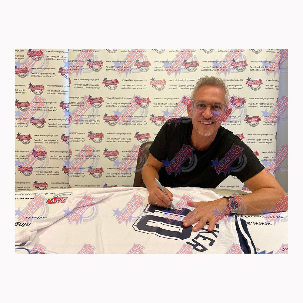 White - AllStarSignings Ltd - Gary Lineker signed Leicester City shirt - 2