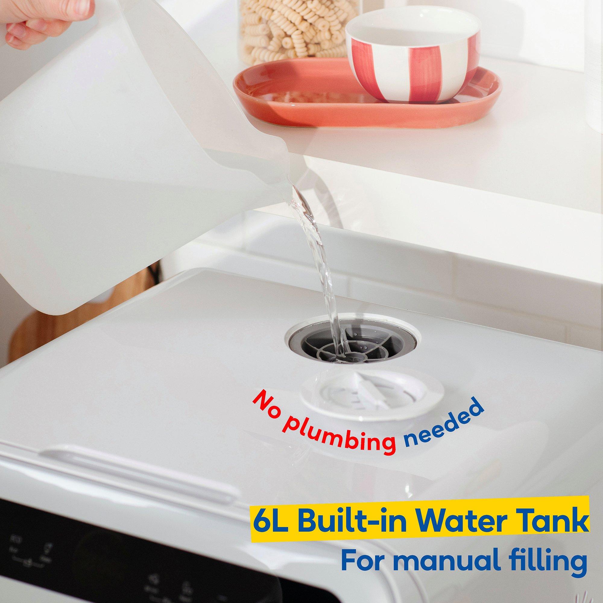 White - Russell Hobbs - RH3TTDW0D1W 3 Place Setting Table Top Dishwasher - 6