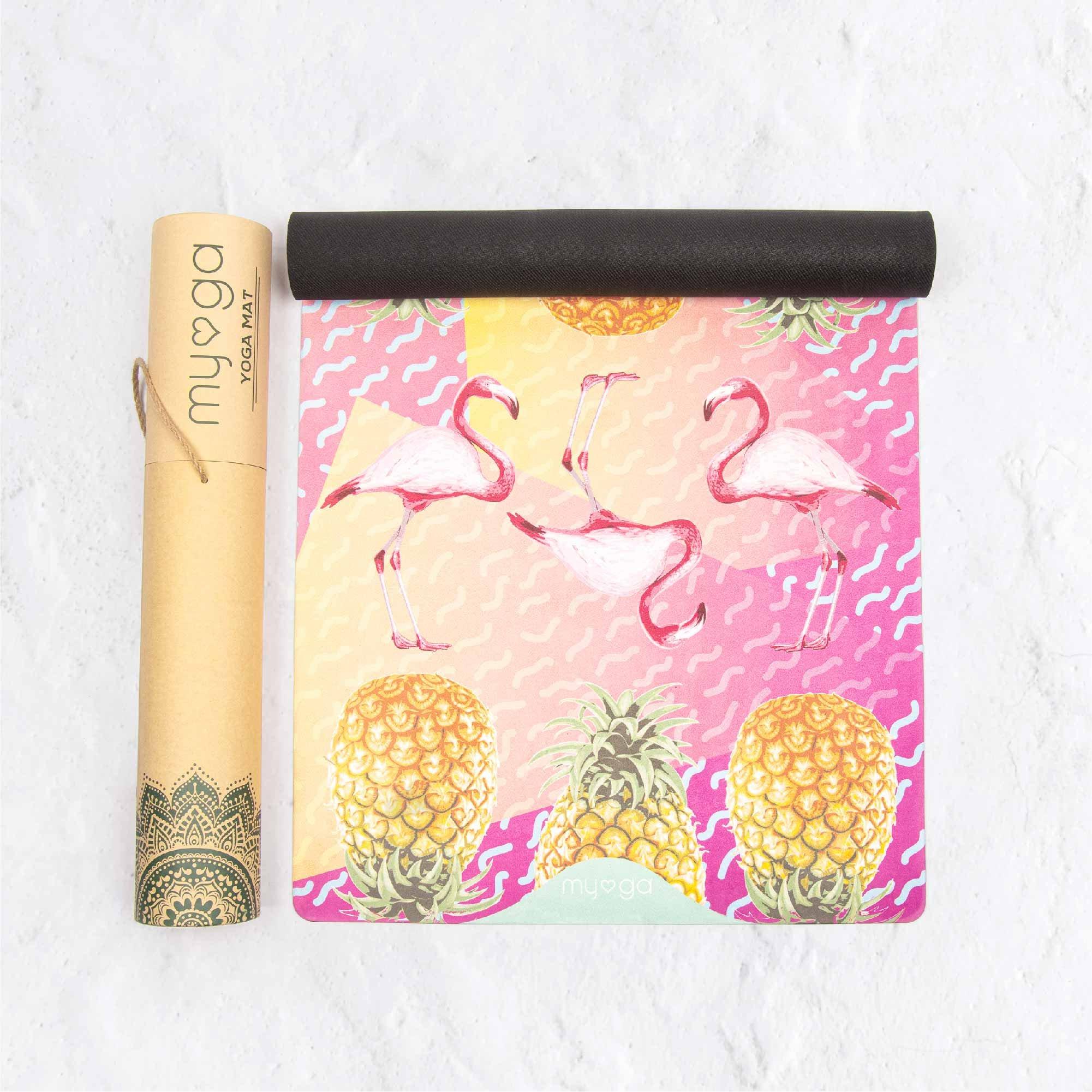 Myga  Vegan Suede Yoga Mat - Pink