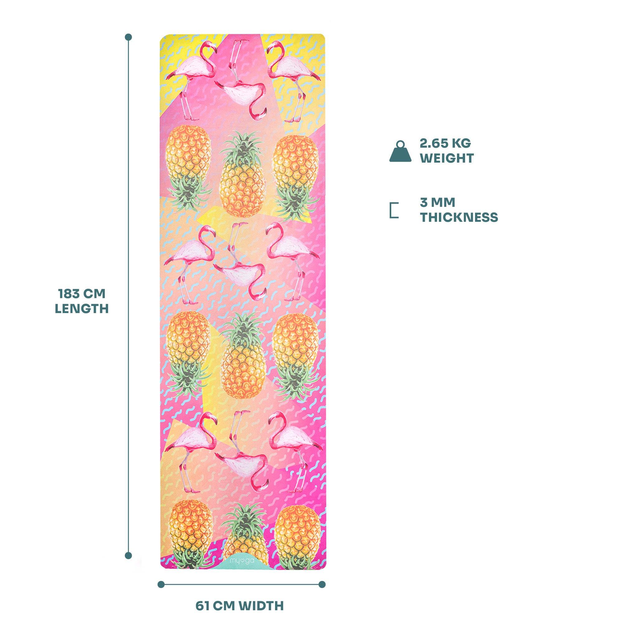 Pink - Myga - Myga Vegan Suede Yoga Mat - 5