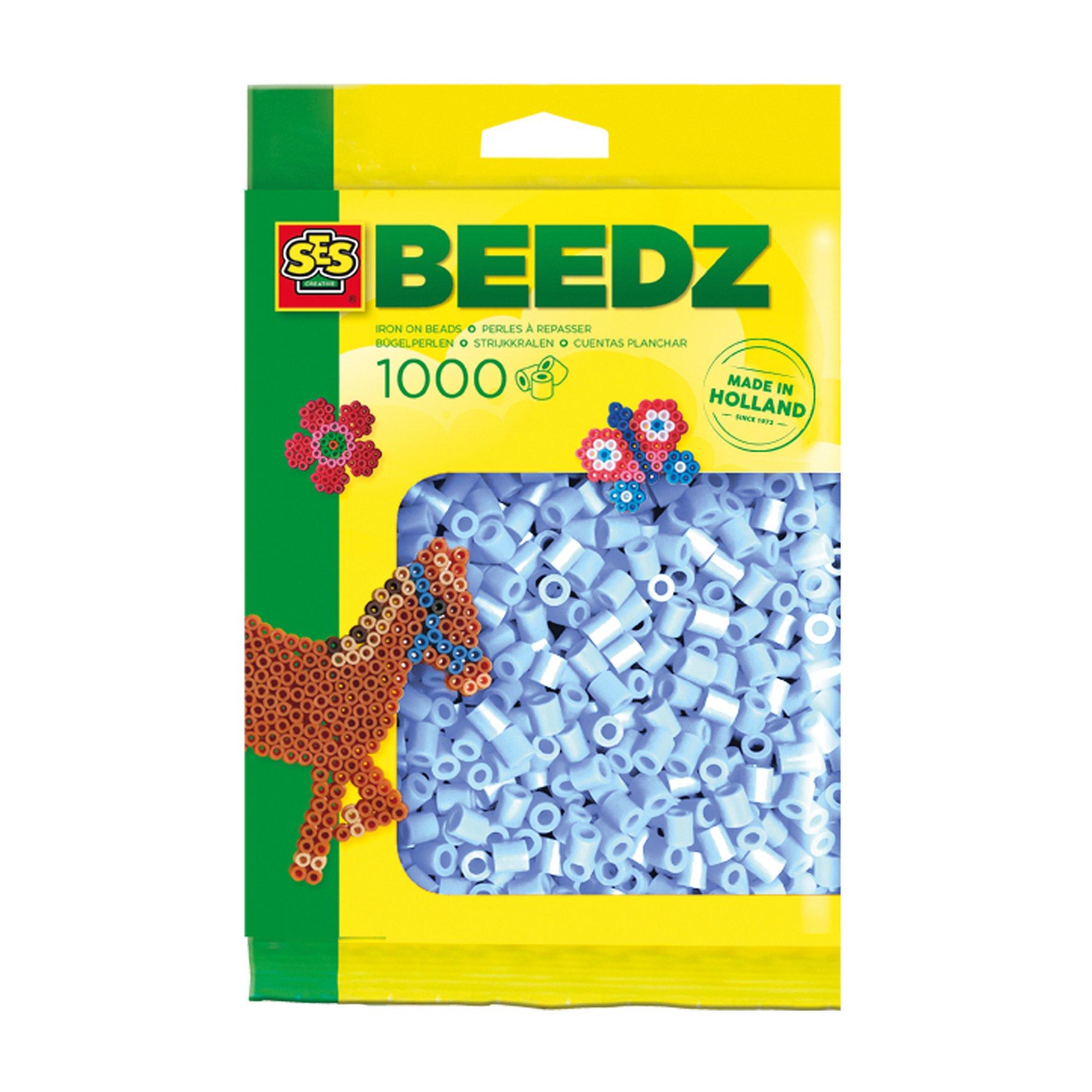 Multi - SES Creative - Iron on beads 1000 light blue - 1
