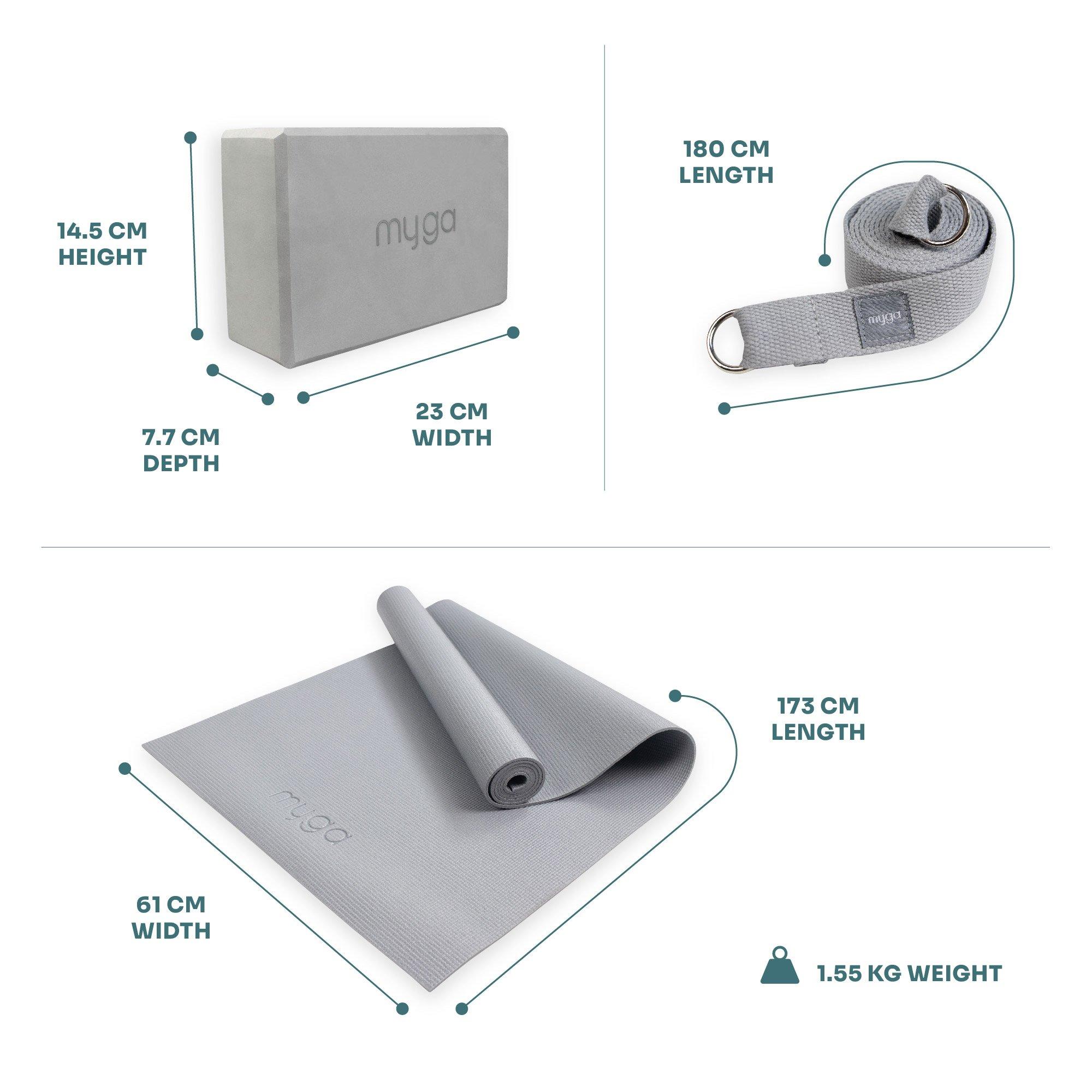 Grey - Myga - Myga Yoga Starter Set - 5