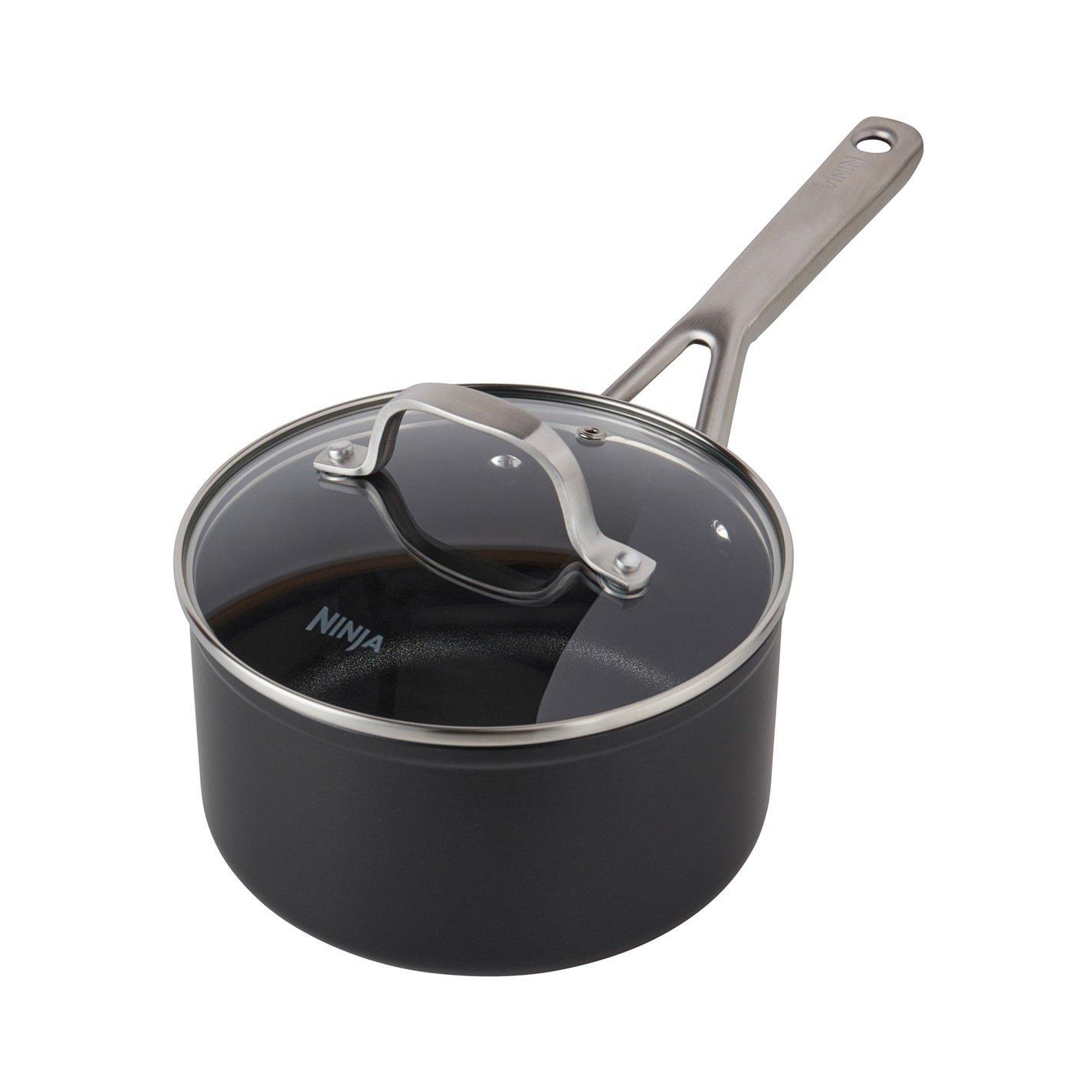 Black - Ninja - ZEROSTICK Essentials 18cm Saucepan C10218UK - 1