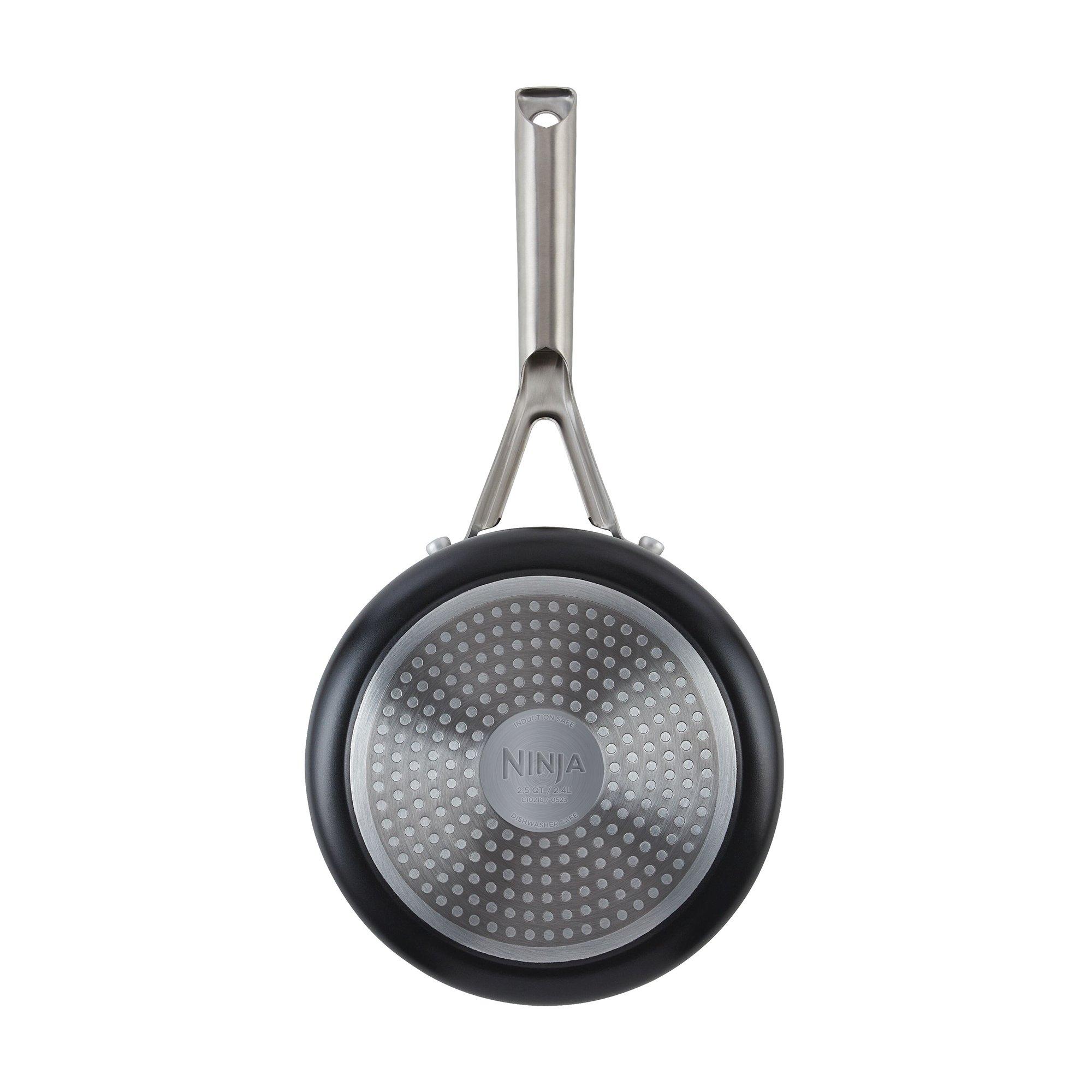 Black - Ninja - ZEROSTICK Essentials 18cm Saucepan C10218UK - 8